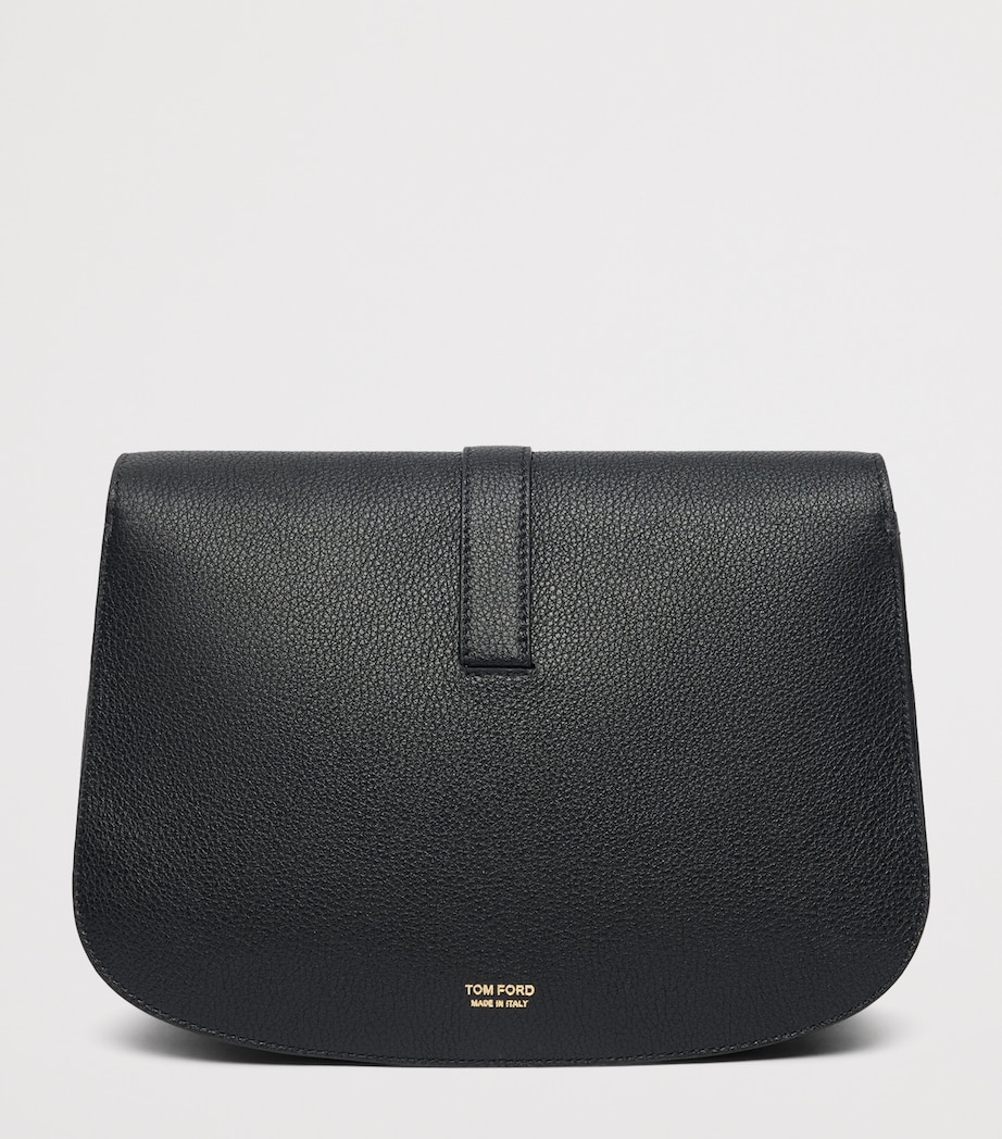 TOM FORD Large Leather Cross-Body Bag Naa Image 3