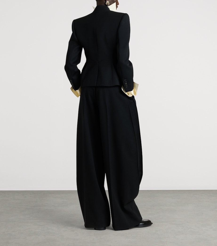 Givenchy Womens Wool Balloon Trousers Image 3