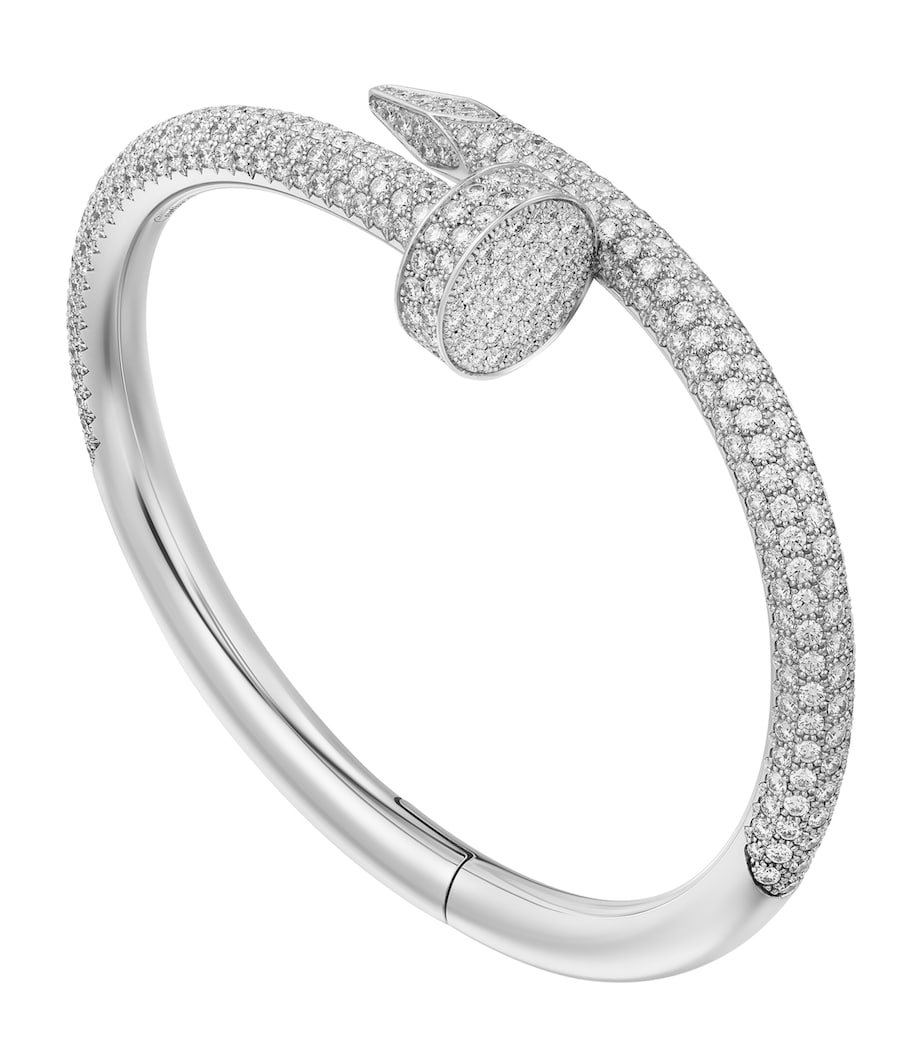 Medium White Gold and Diamond Juste Un Clou Bracelet WHITE GOLD Image 1