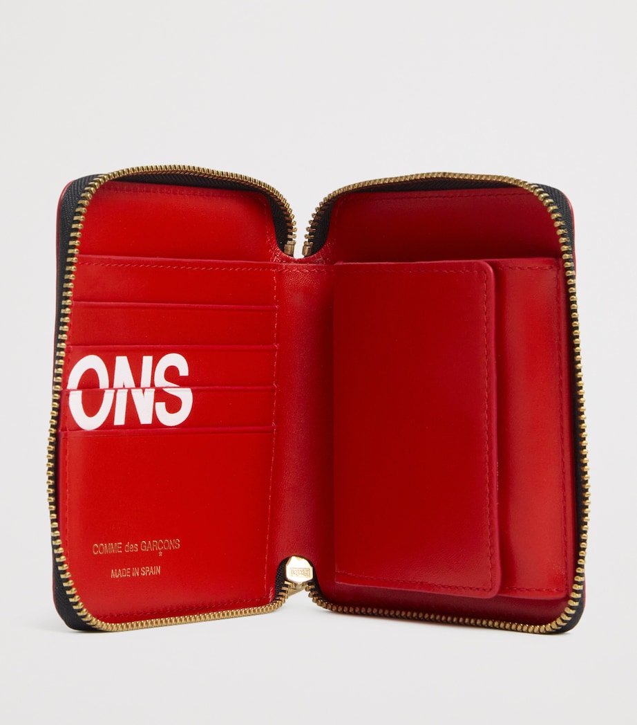 Extra Large Logo Zipped Wallet RED Image 3