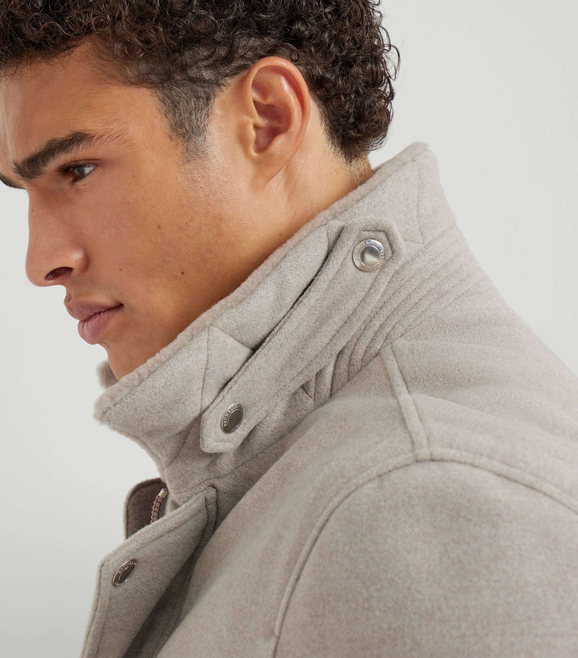 Cashmere Water-Resistant Bomber Jacket C2421 Image 6