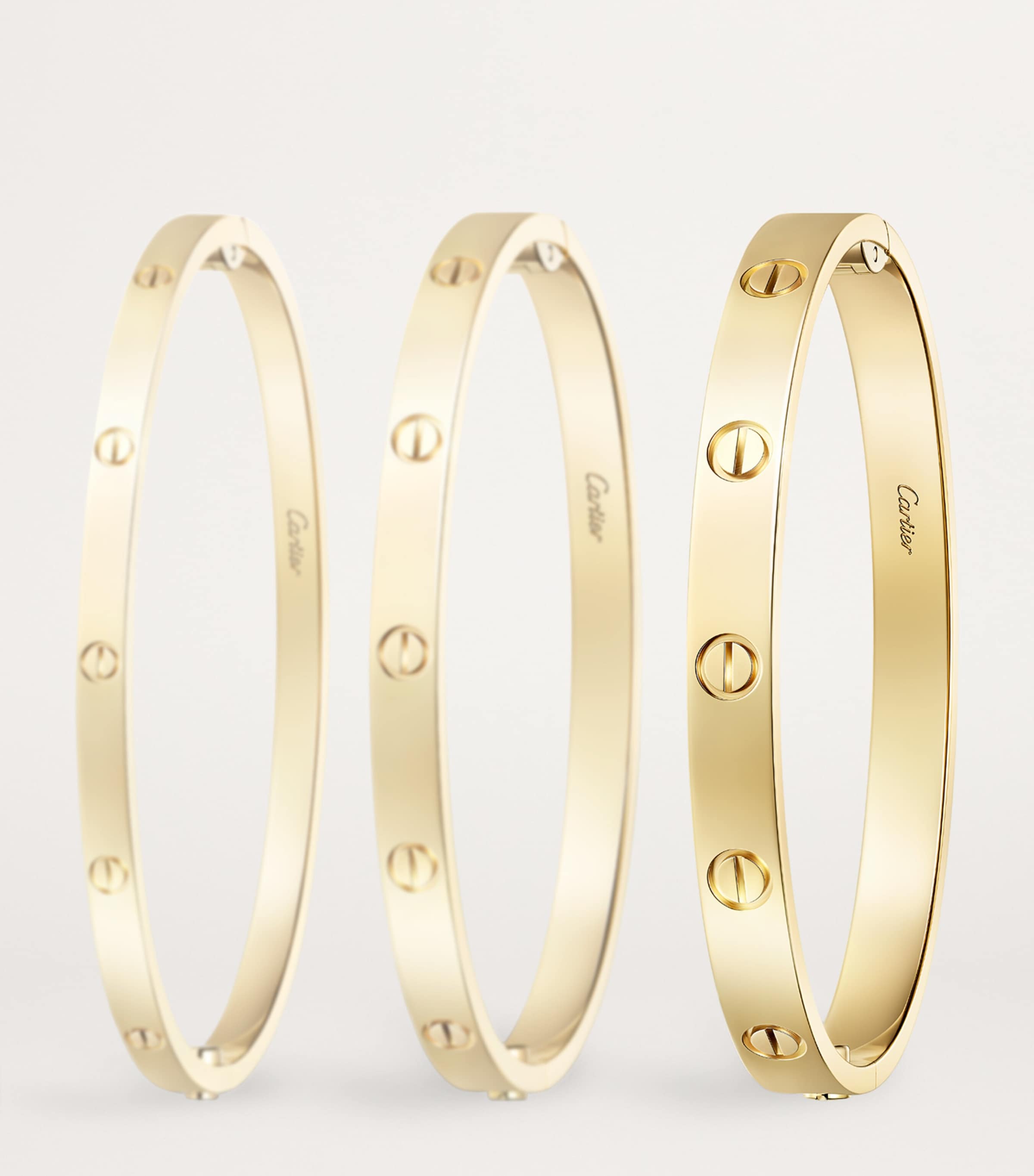 LOVE Classic Yellow Gold Bracelet - Single-Screw Closure YELLOW GOLD Image 10