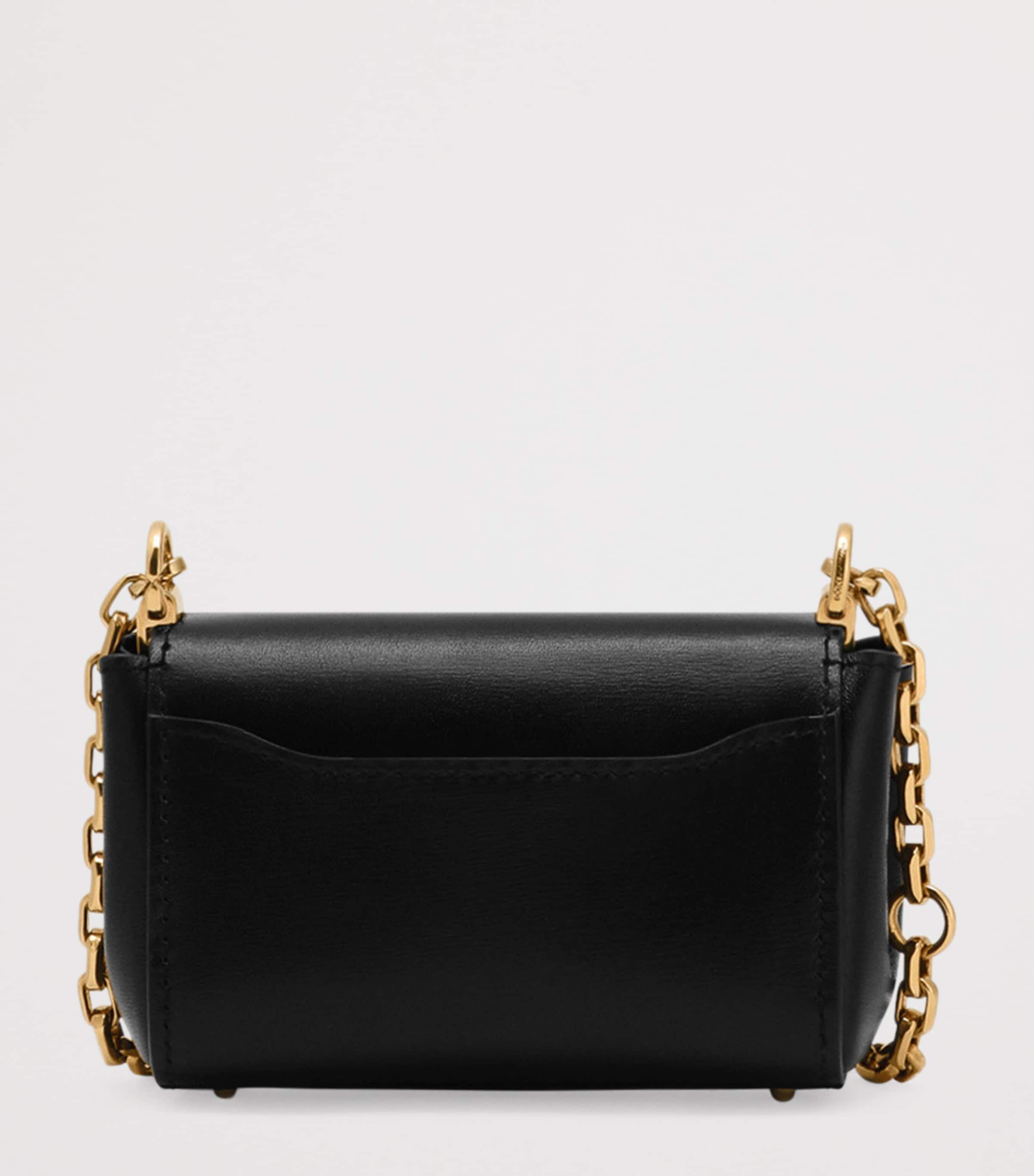Micro Calfskin Marlene Shoulder Bag 80999-BLACK Image 3