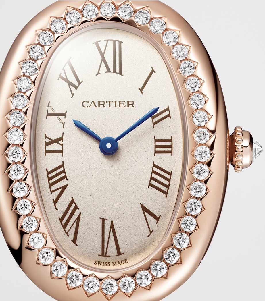 Cartier Small Rose Gold and Diamond Baignoire de Cartier Watch 23.1mm (Size 17) Rose Gold Image 6