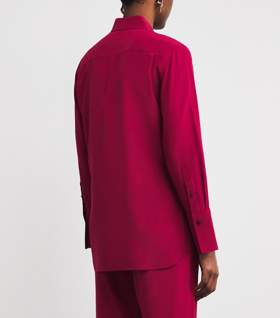 Silk Crepe de Chine Joe Blouse RUBY Image 4