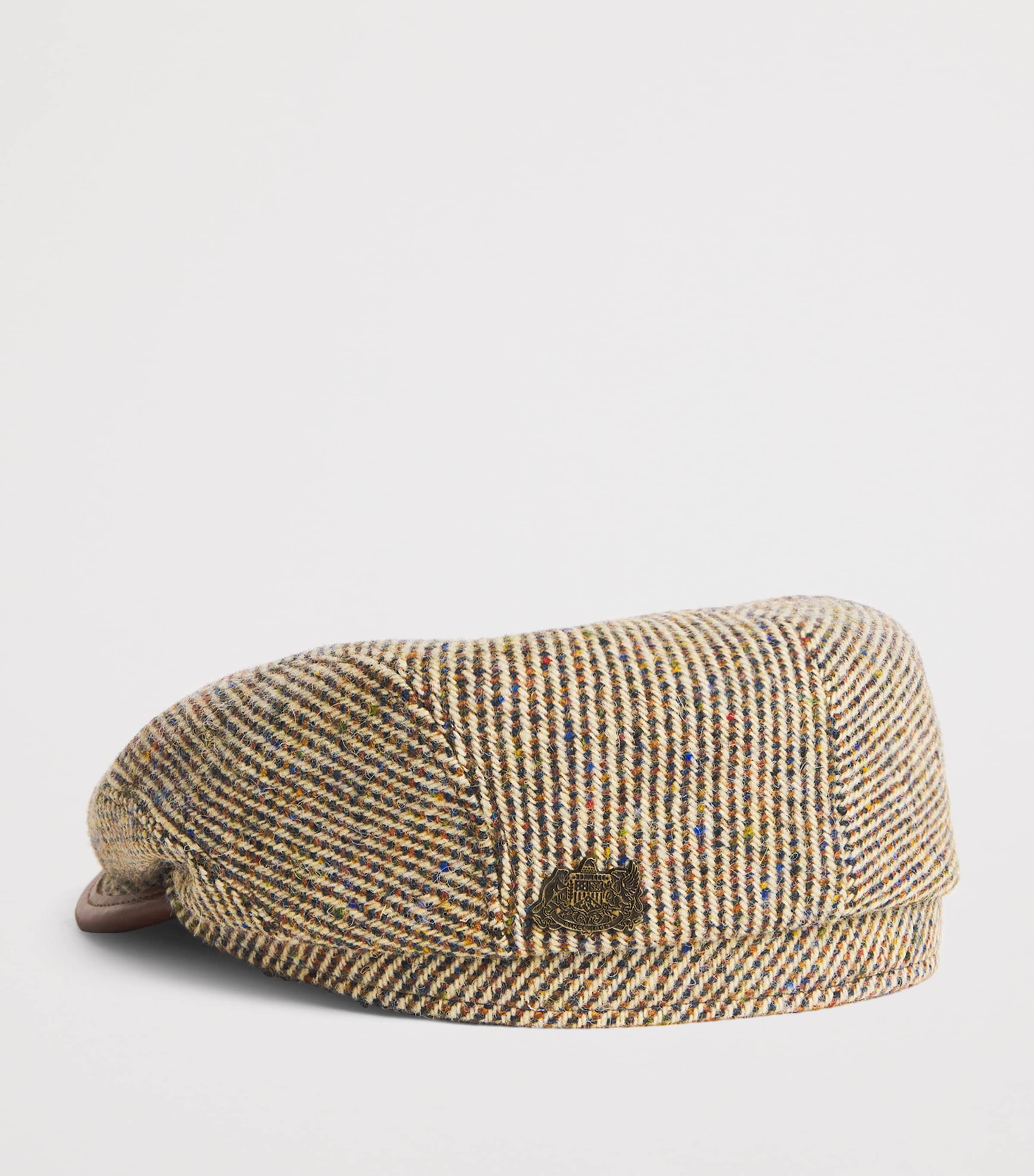 Wool-Blend Tweed Driver Cap 7 - BEIGE Image 2