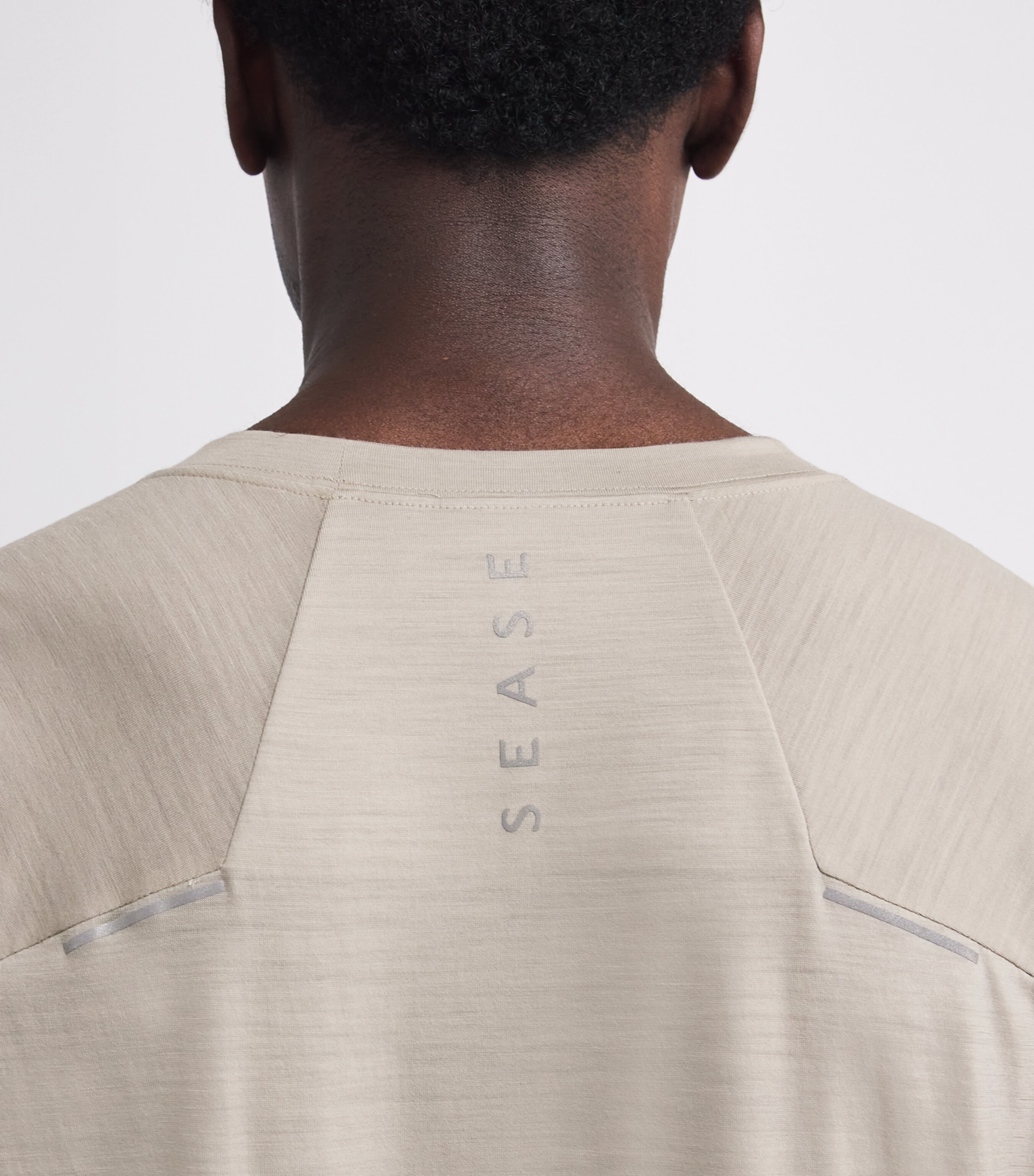 Virgin Wool Long-Sleeve T-Shirt X34 DRIFTWOOD Image 6