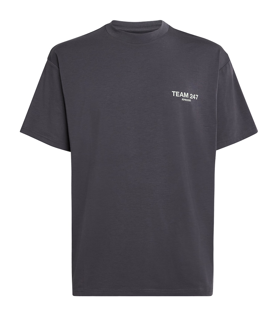 Represent 247 Mens Team 247 T-Shirt Graphene/fern Image 1
