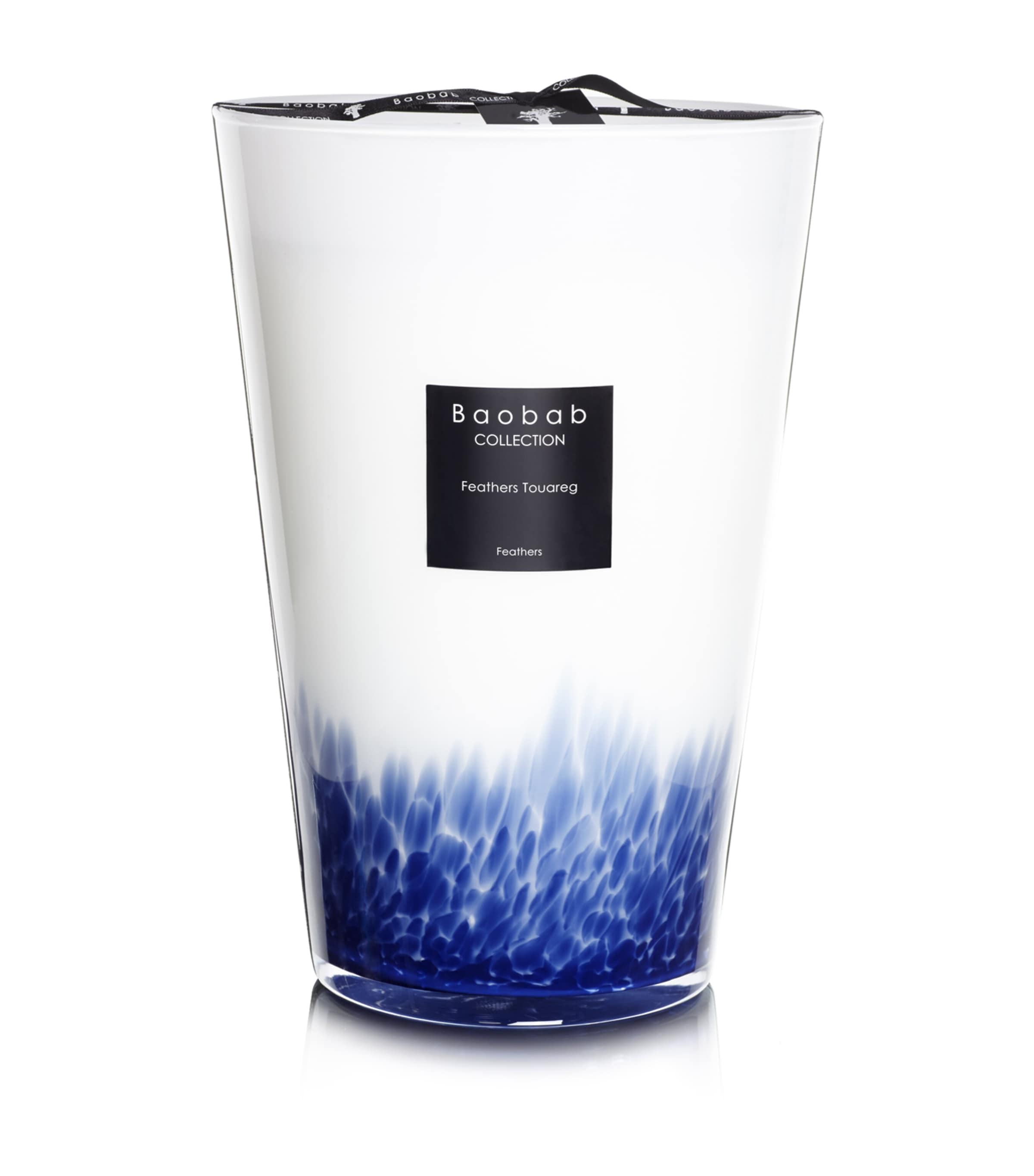 Baobab Collection Feathers Touareg Maxi Candle In Blue