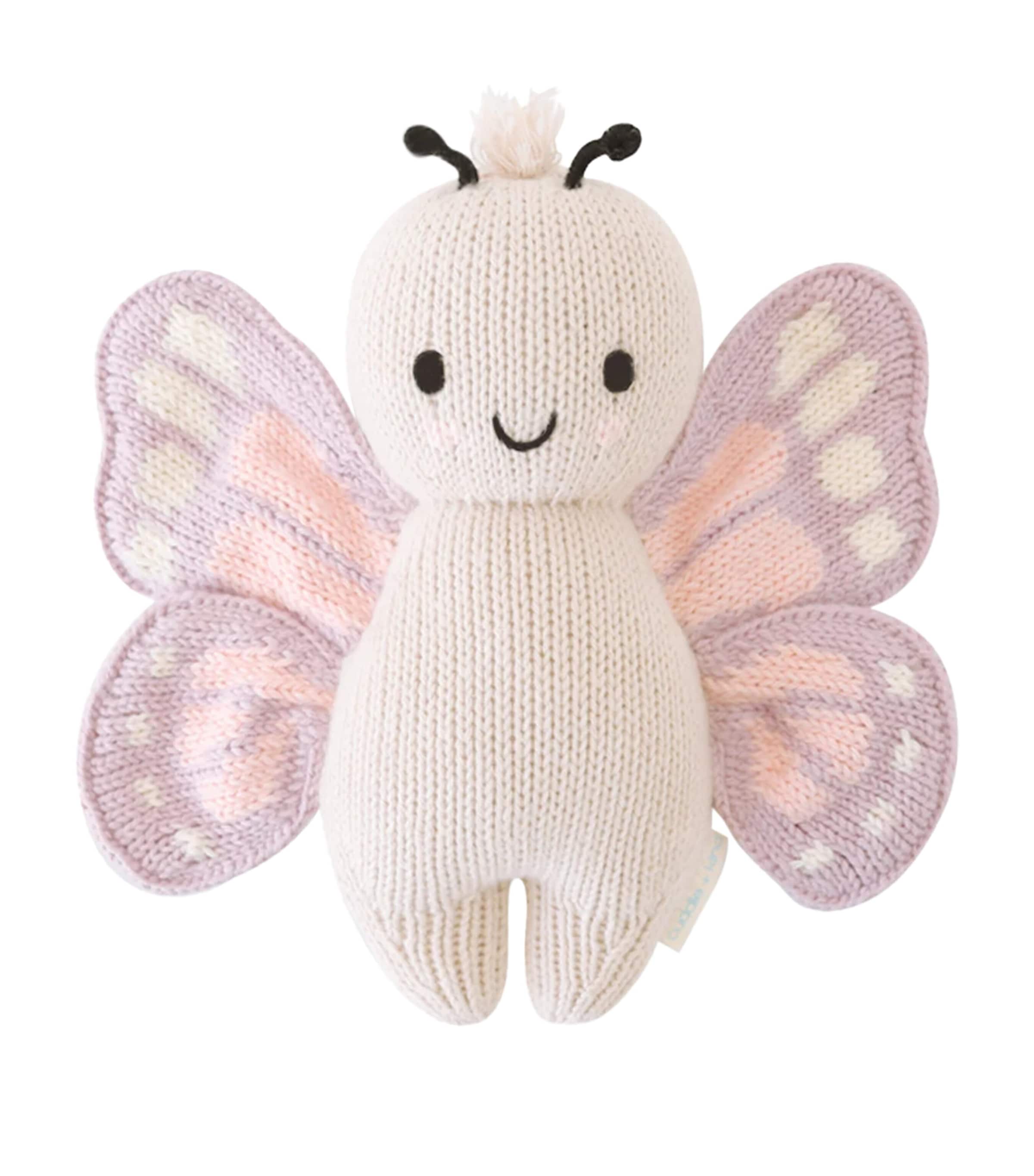Cuddle + Kind Cotton Baby Butterfly (18cm) Image 1
