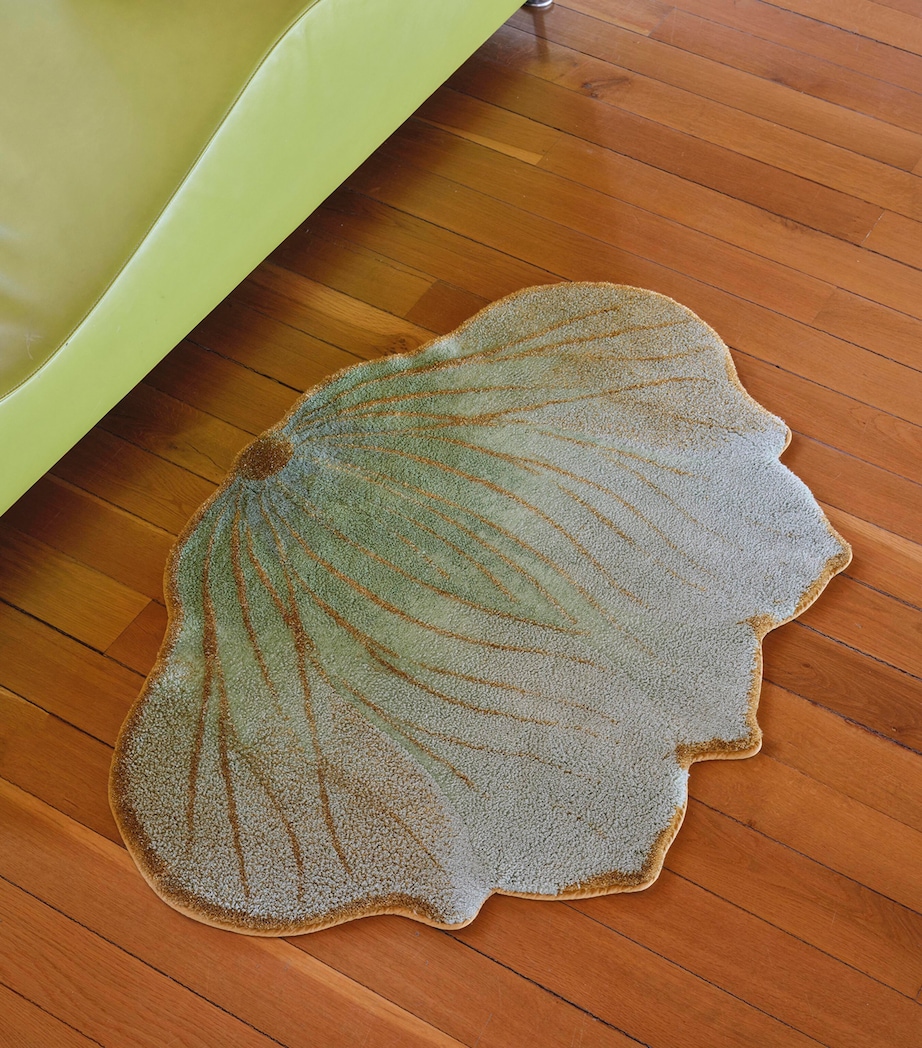 Lotus Bath Mat (80cm x 120cm) AQUA Image 5