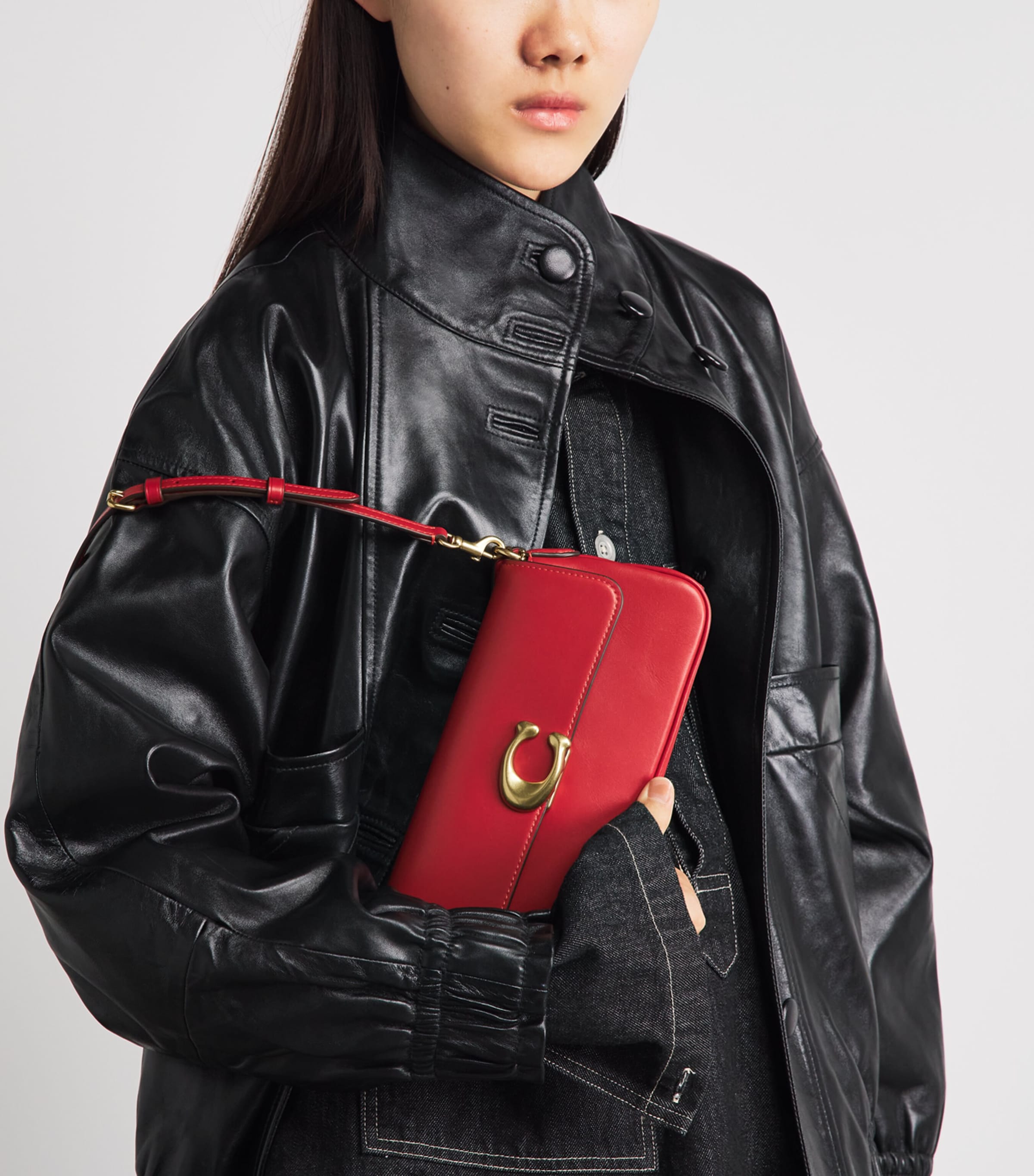 Coach Leather Jet Shoulder Bag Image 4