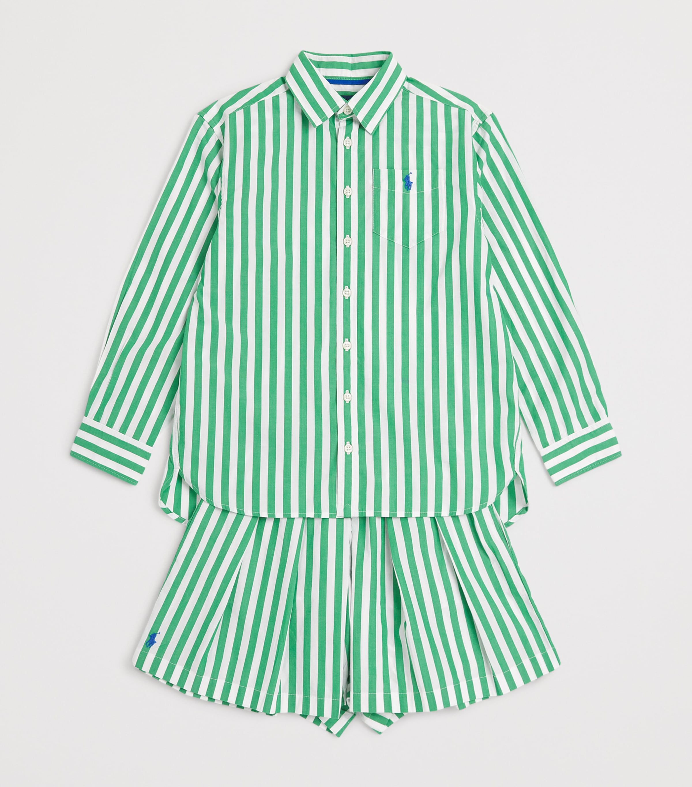 Cotton Stripe Skirt (7-16 Years) MULTI Image 3