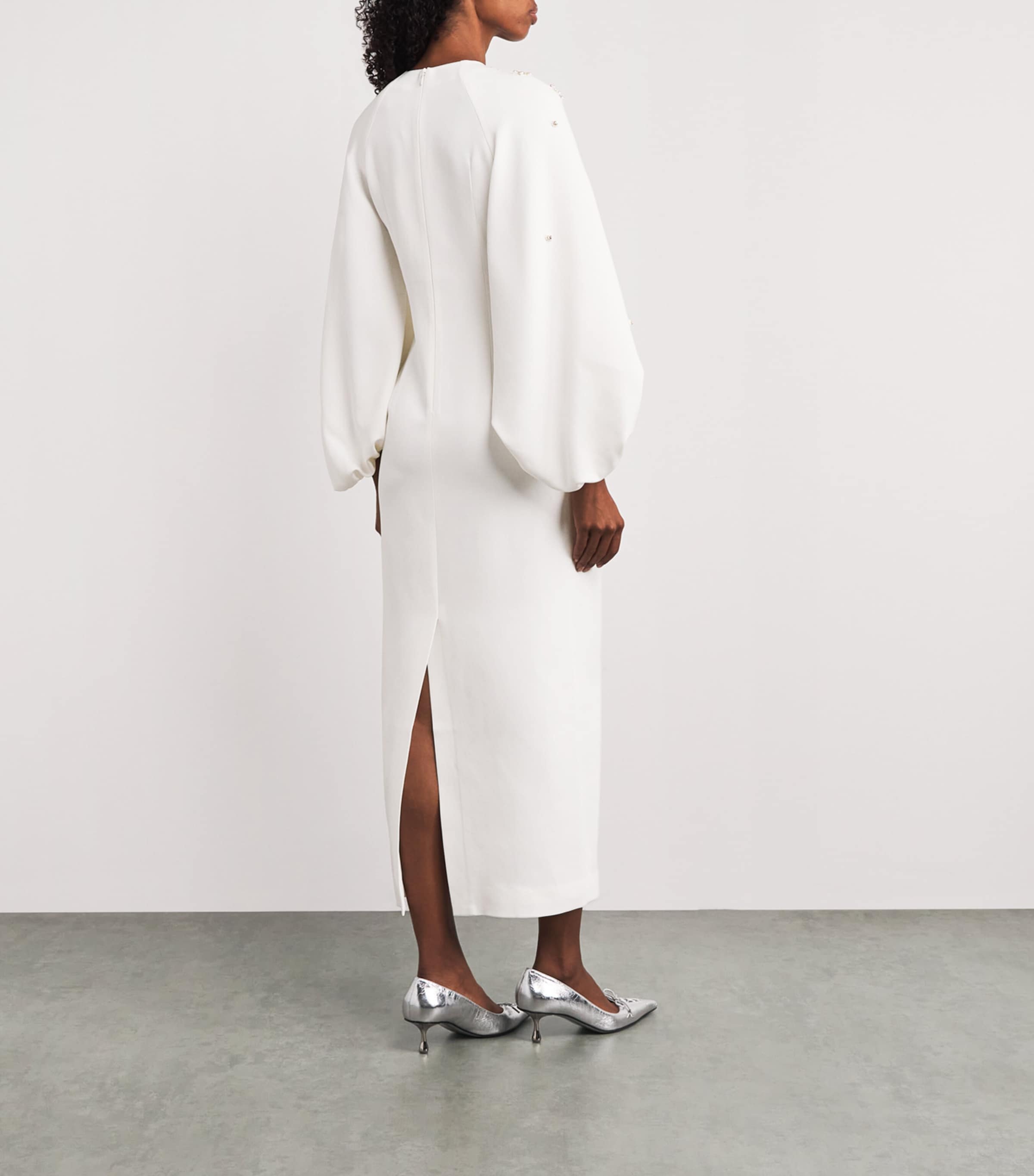 Crystal Sondra Maxi Dress WHITE Image 3