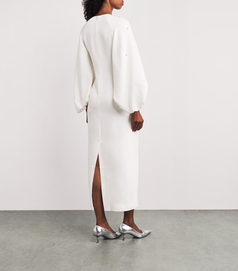 Crystal Sondra Maxi Dress WHITE Image 3