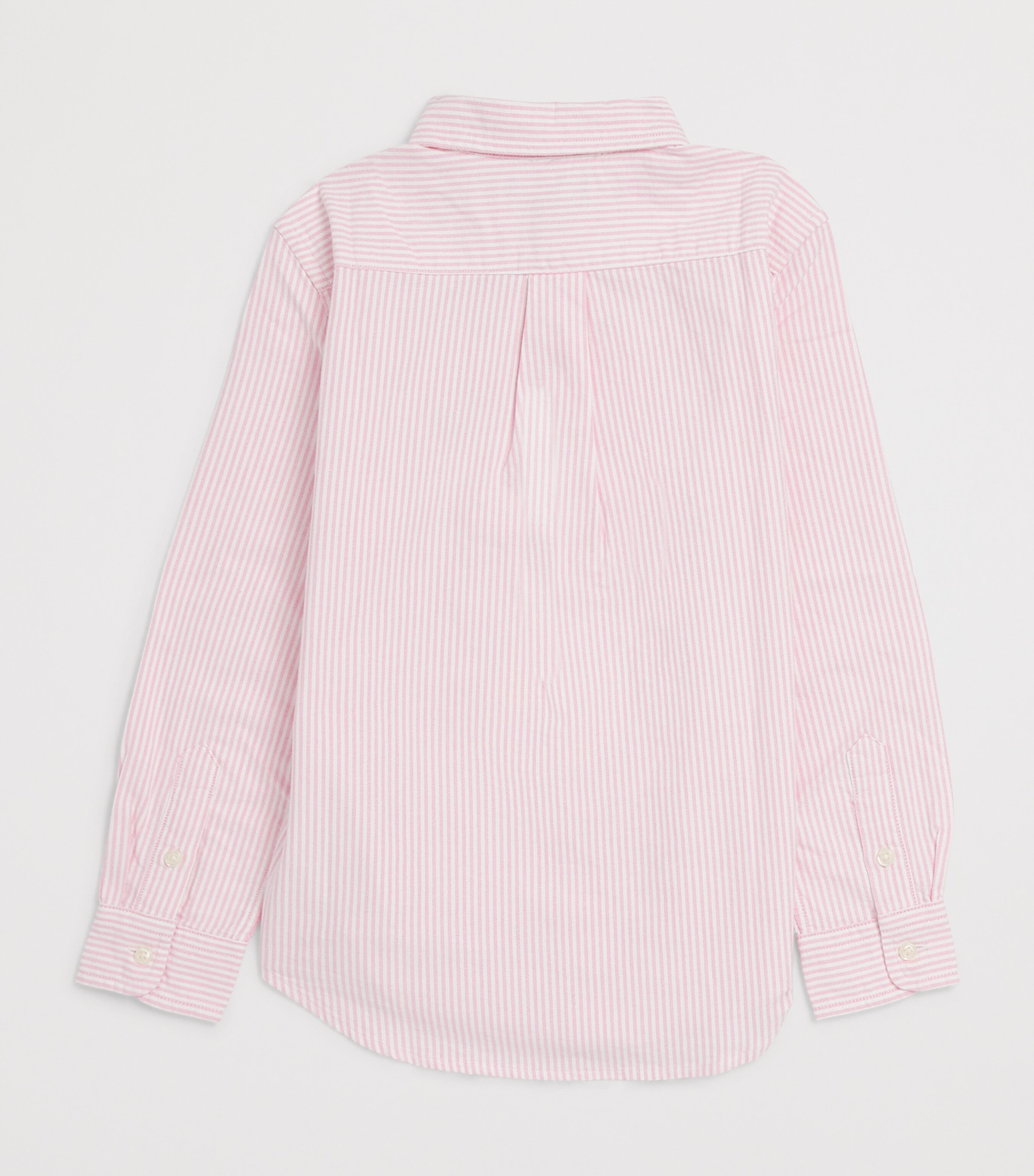 Ralph Lauren Kids Cotton Oxford Logo Shirt (2-7 Years) Pink Mu Image 2