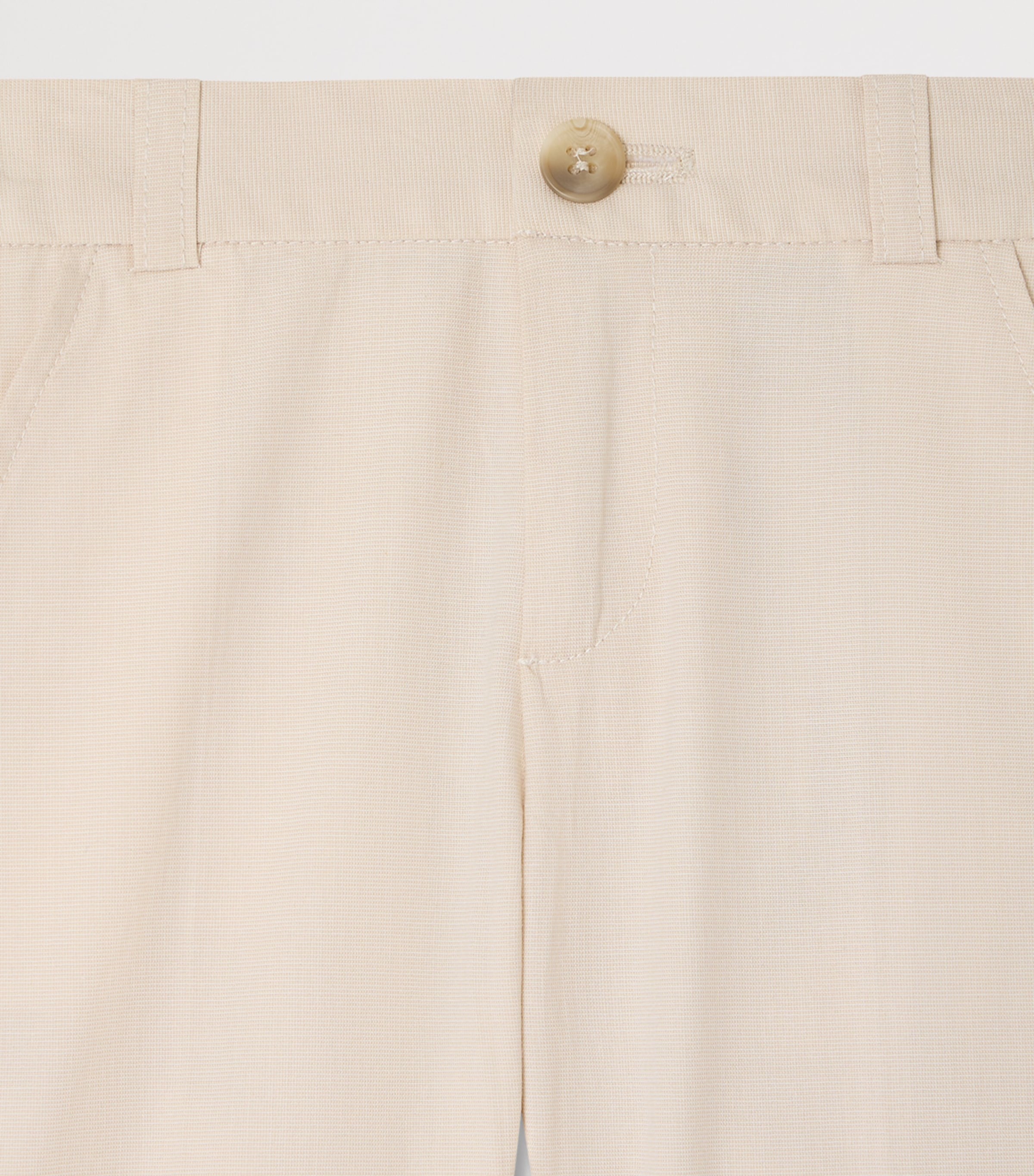 Bonpoint Cotton Decibe Trousers (6-18 Months) Ecru Image 3