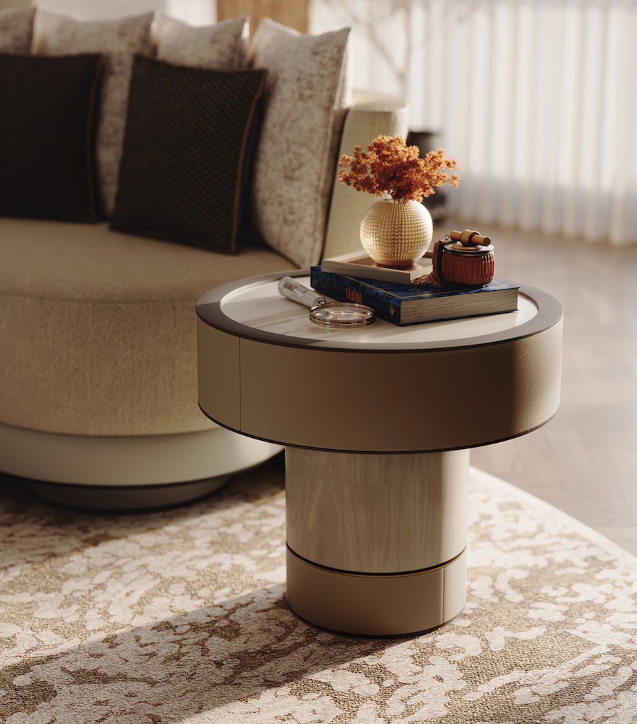 Frato Wood Hanak Side Table Grey Image 2