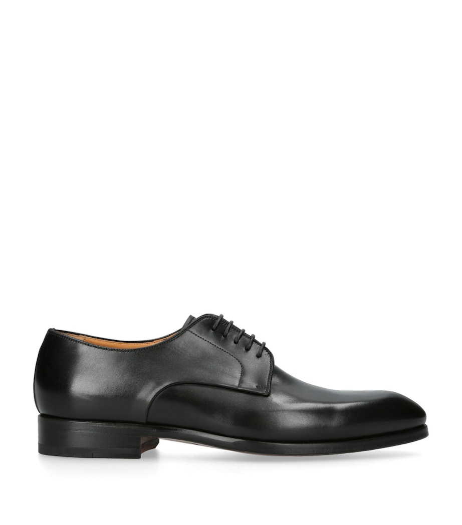 Leather Derby Shoes BLACK Image 1