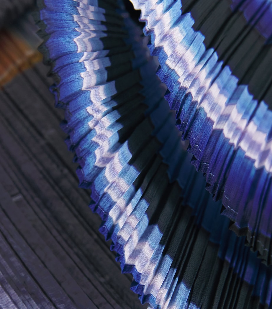 City Collage Madame-T Stole GREY X NAVY Image 3