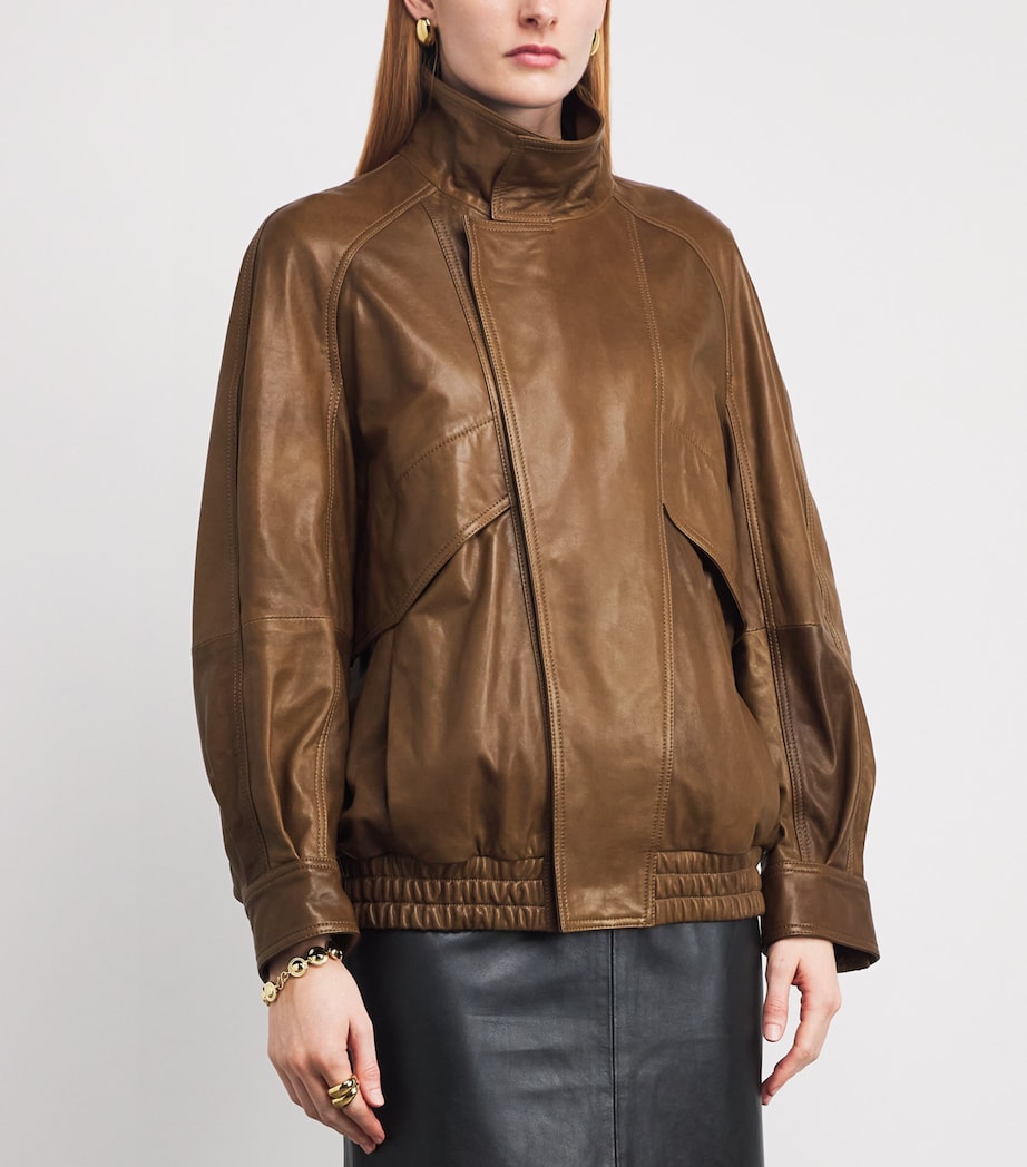 Ariste Leather Jacket LICHEN Image 3