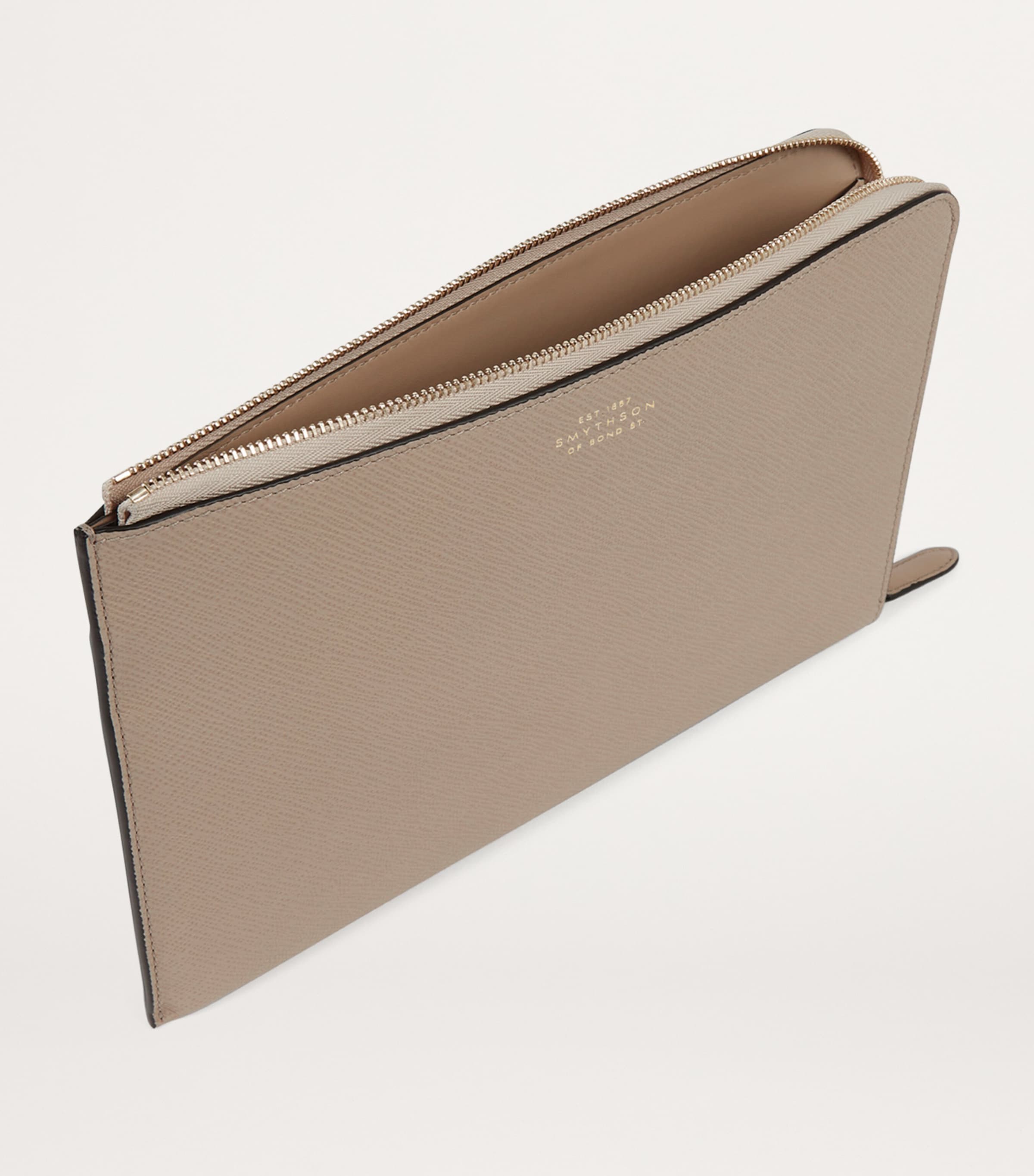 Panama Leather Slim Pouch SANDSTONE Image 2