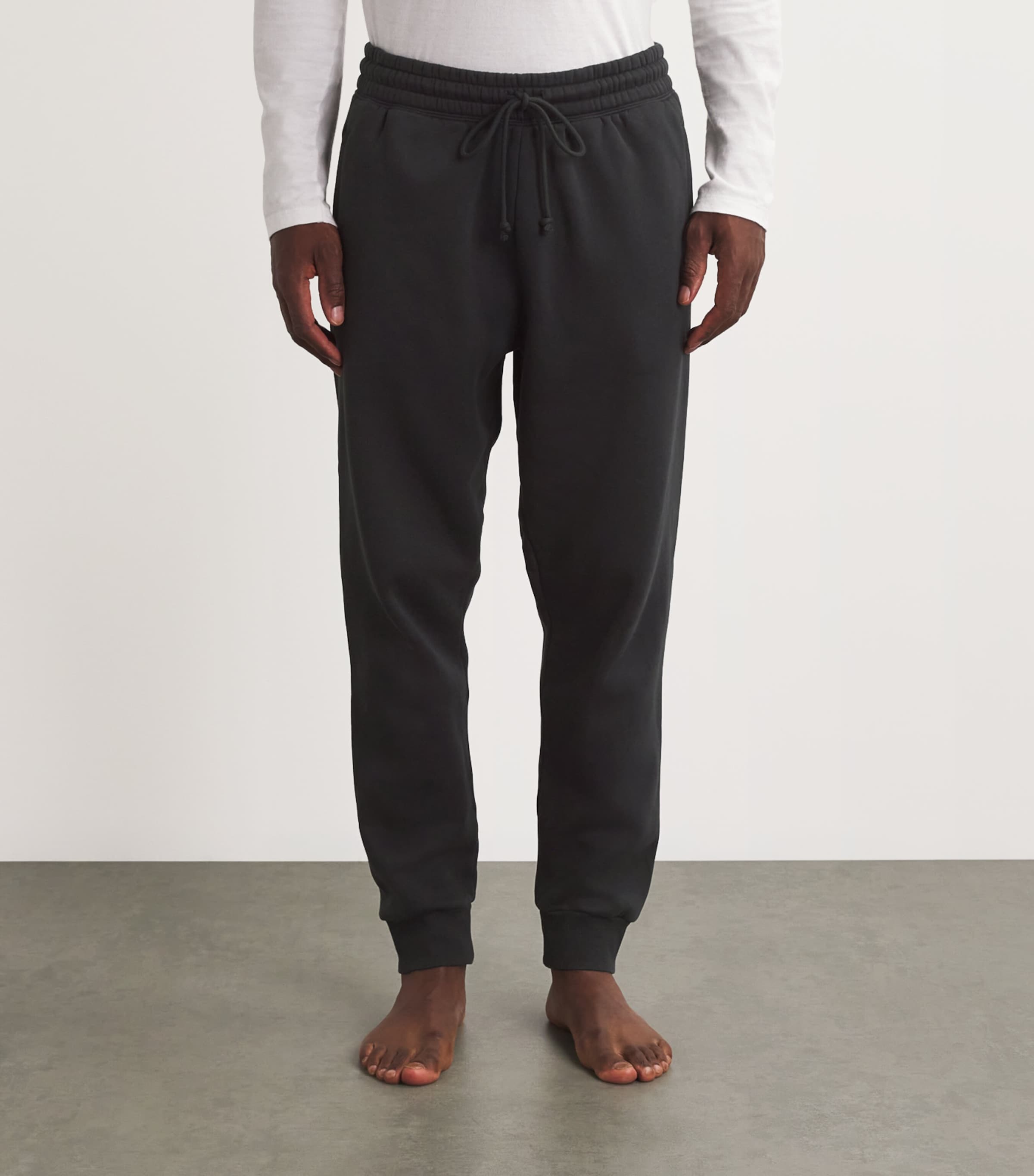 Jersey Lounge Straight Sweatpants WASHED ONYX Image 3