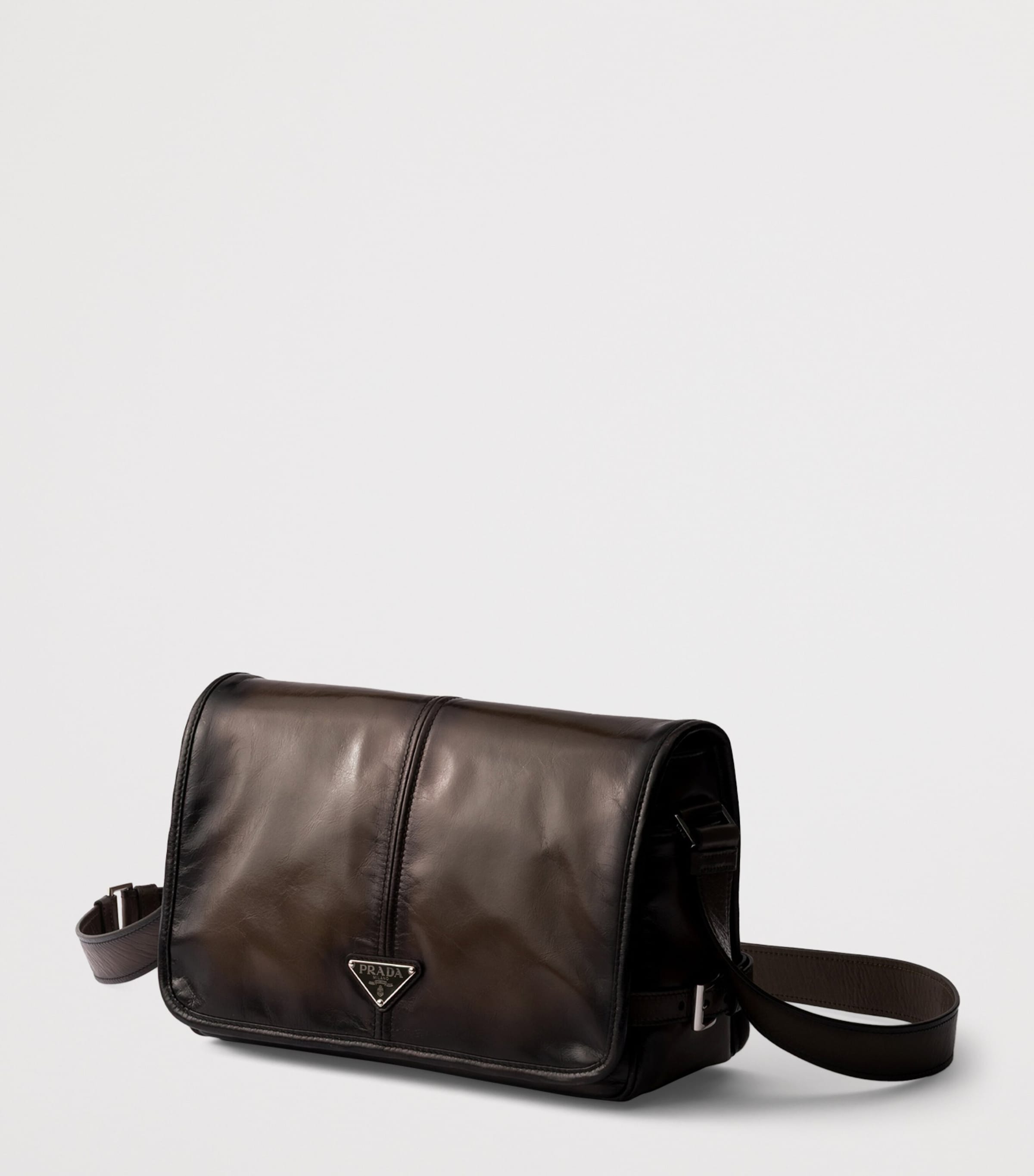 Antiqued Leather Shoulder Bag F03C5 Image 3