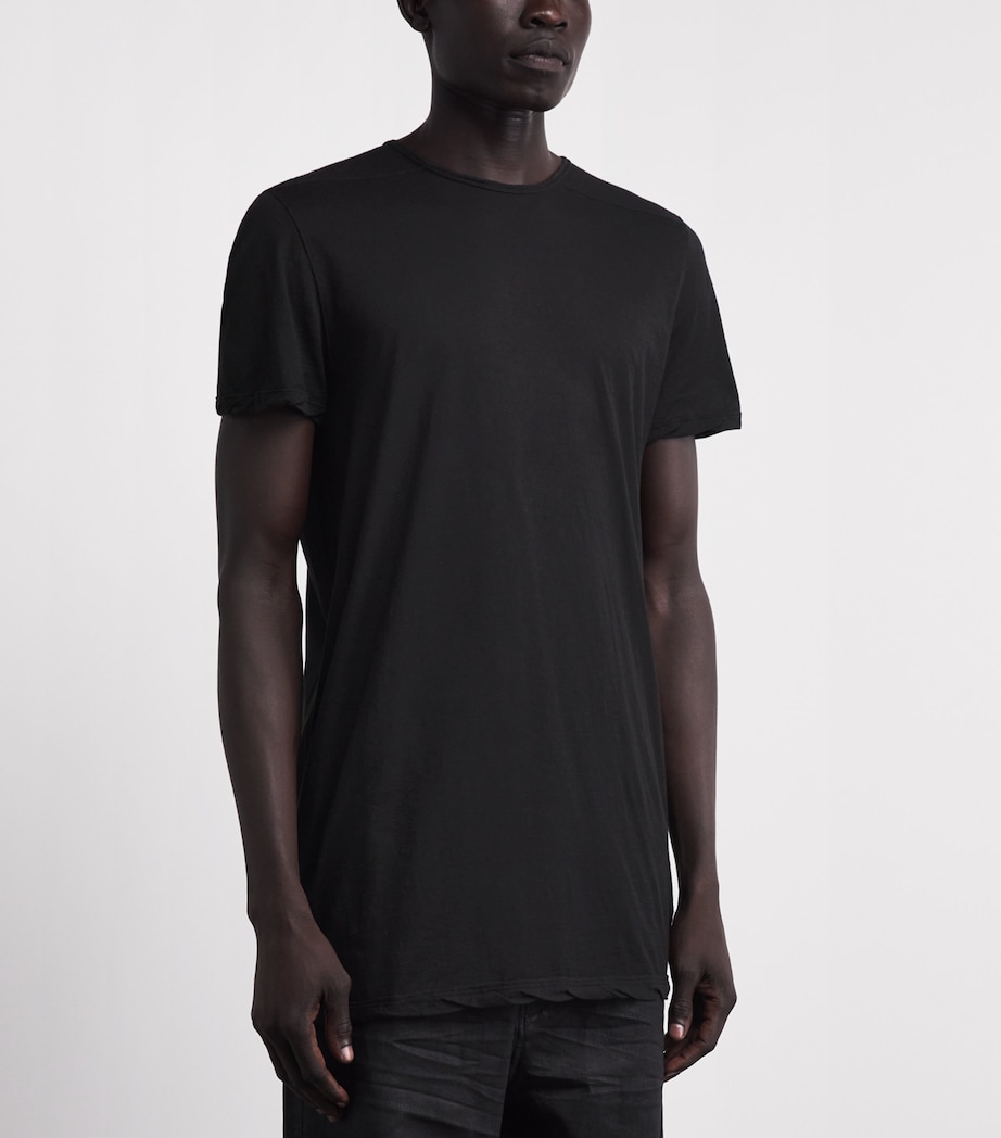 Rick Owens Mens Cotton Level T-Shirt Black Image 4