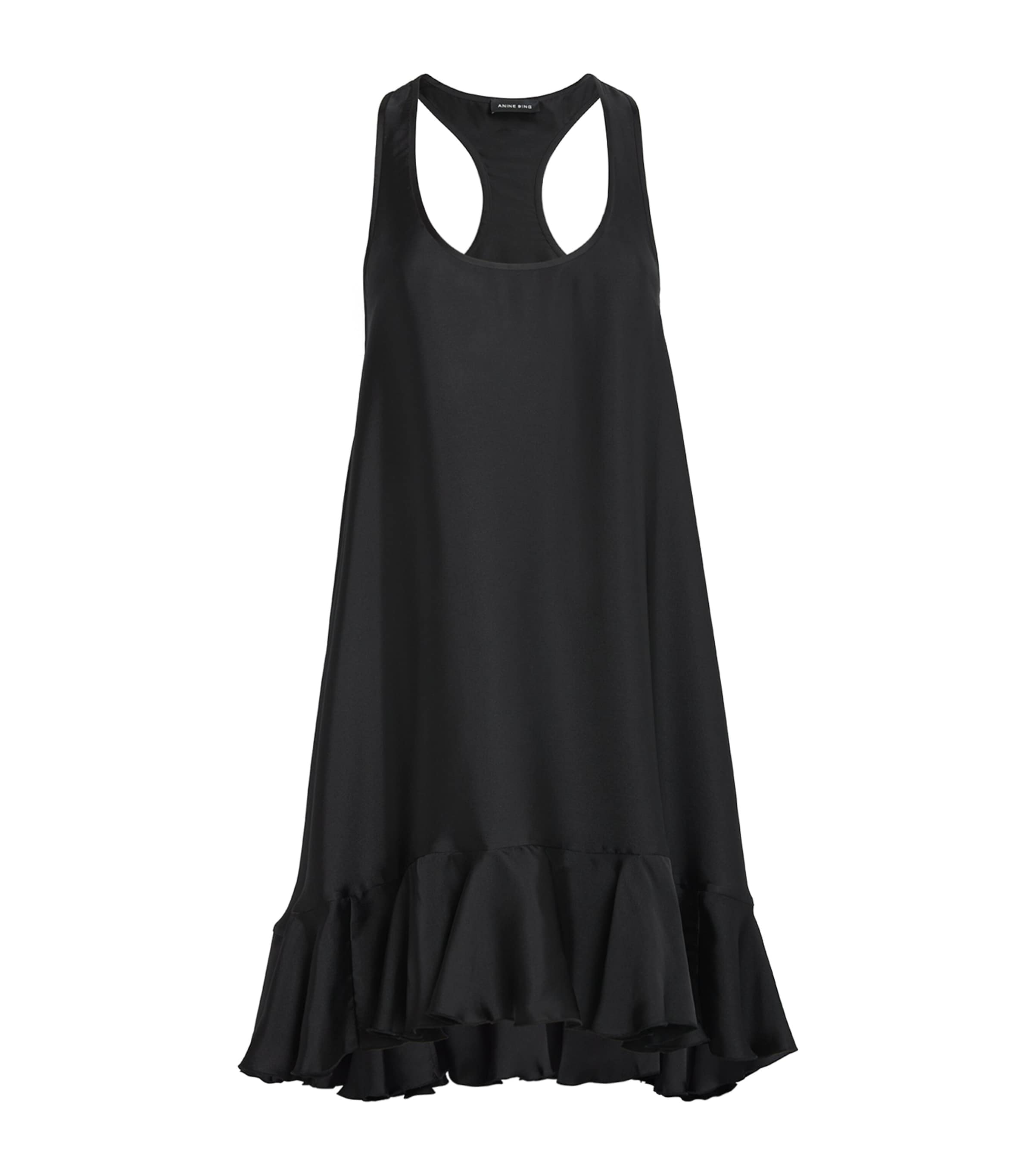 ワンピース ANINE BING FW25 LILITH MINI DRESS (A0211131BLK26 BLACK) ANINE BING Silk-Blend Lilith Mini Dress | Harrods US