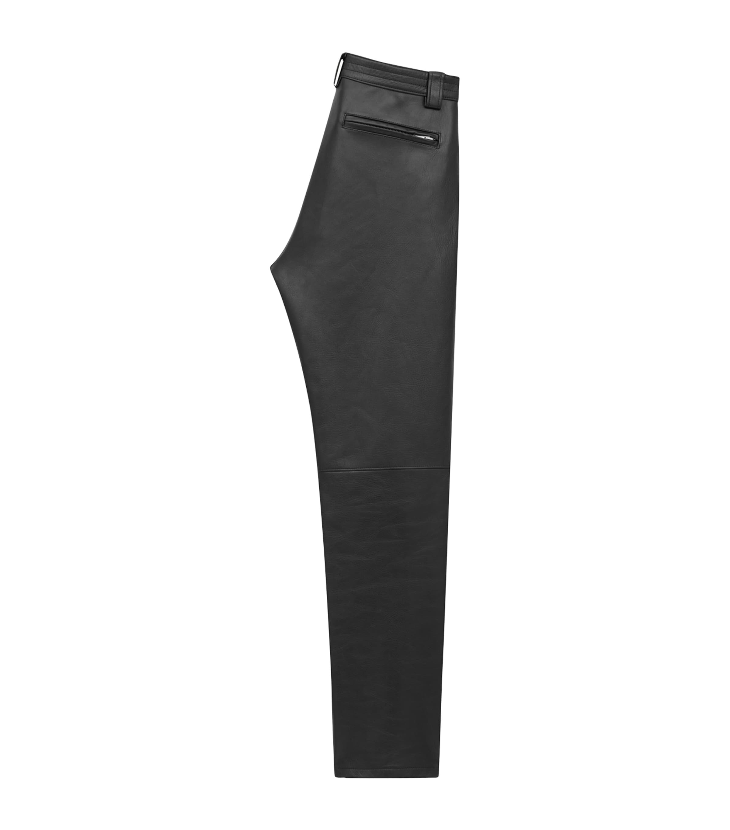 Leather Belted Trousers 1000 Image 3