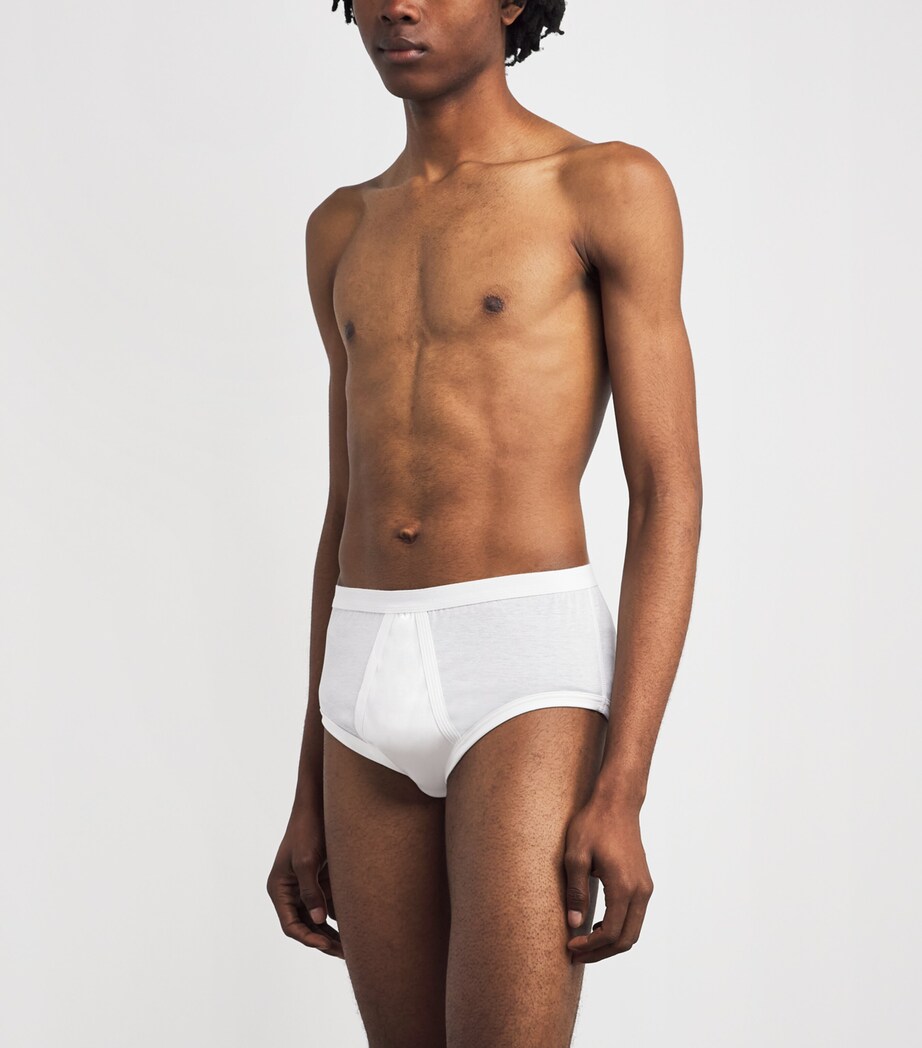 Zimmerli Mens 252 Royal Classic Briefs White Image 2