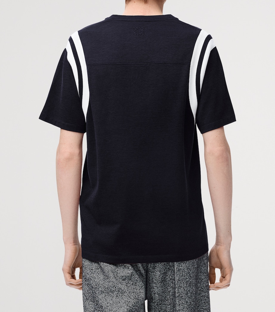 Collegiate Patch T-Shirt BURGUNDY Image 4