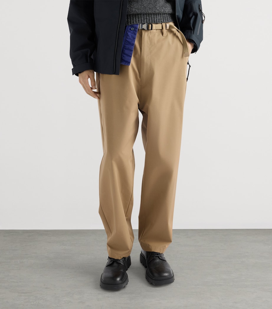 Technical Wide-Leg Trousers F0241 Image 4