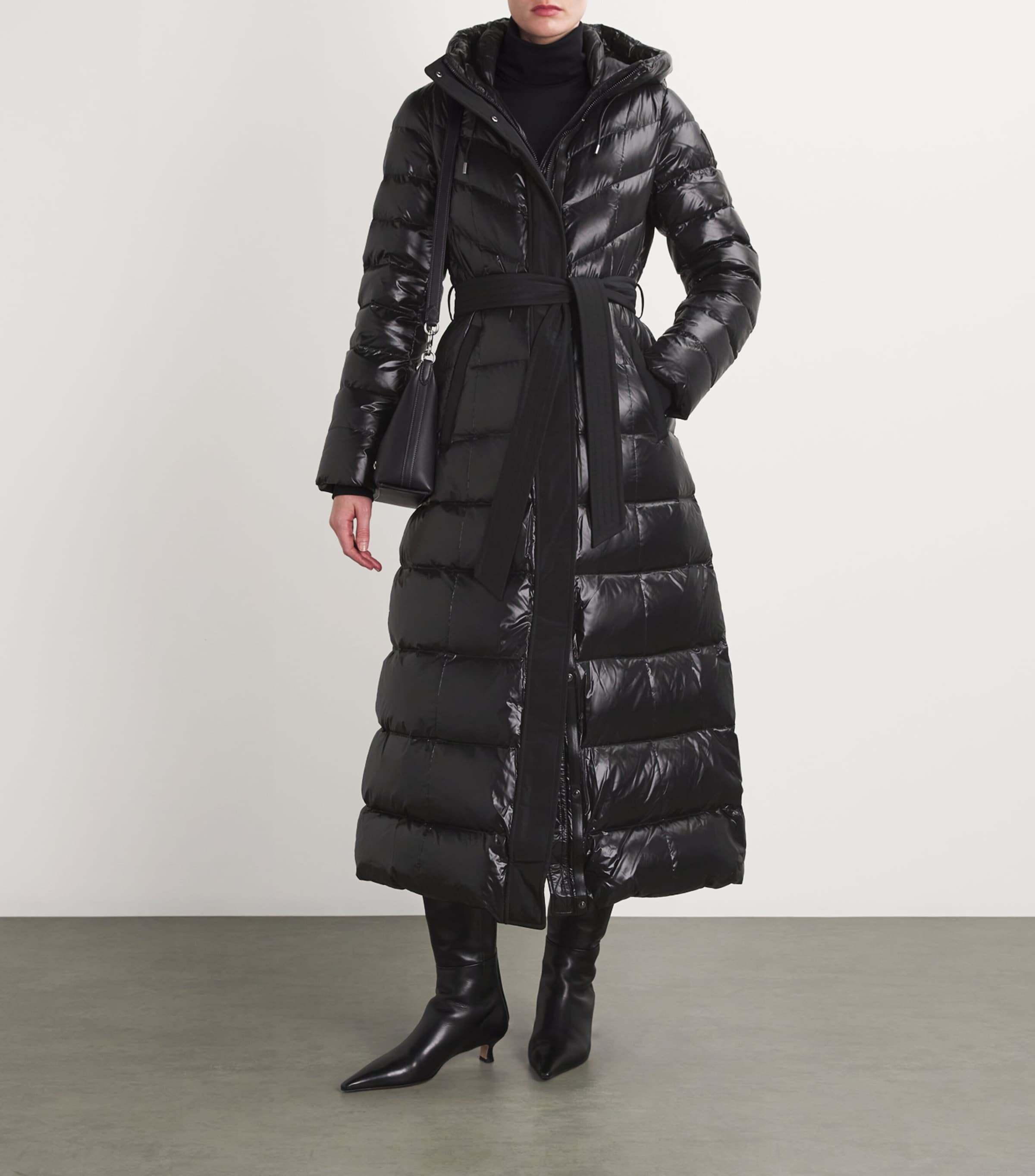 Calina Down Coat BLACK C0001 Image 2