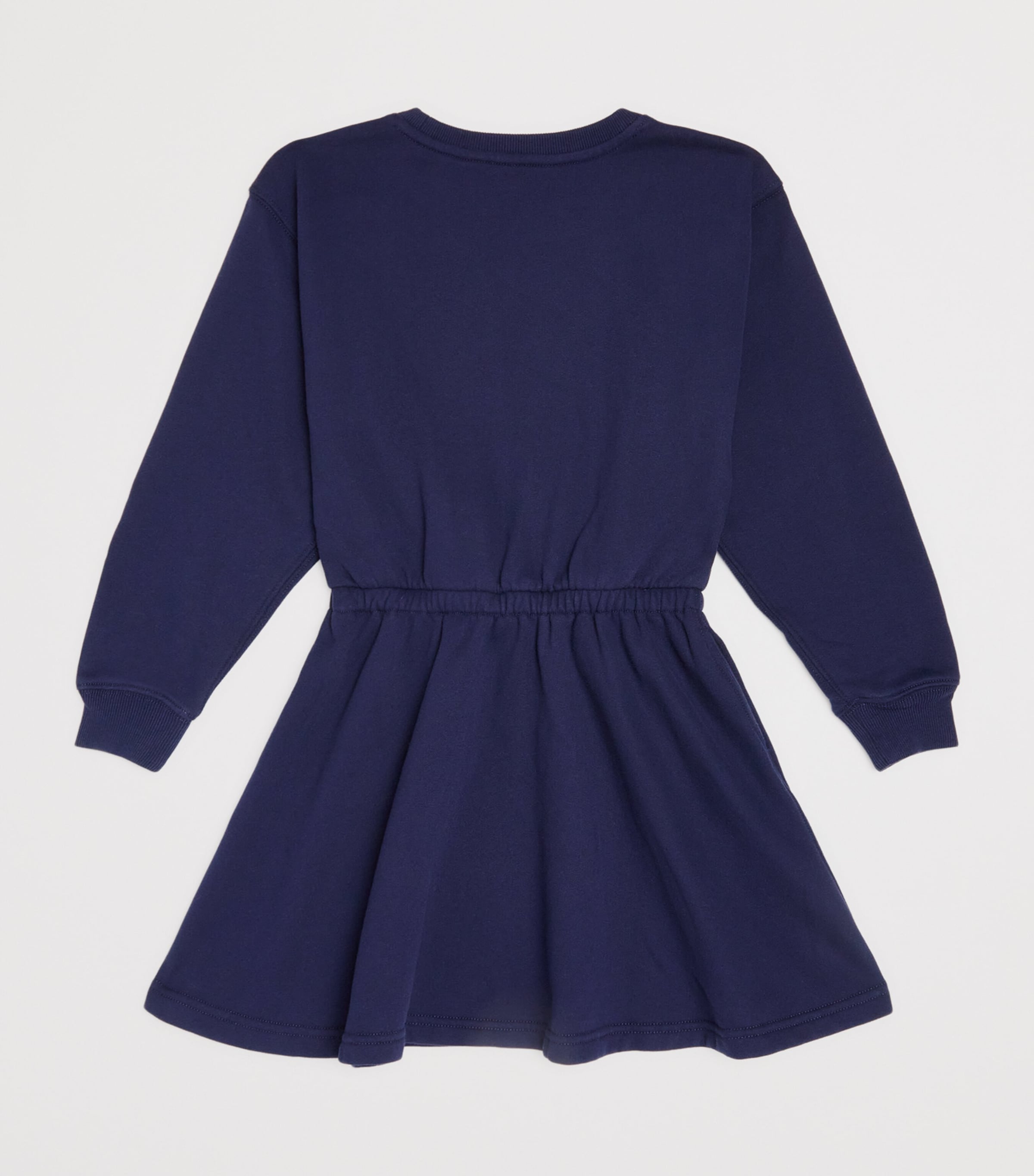 Ralph Lauren Kids Cotton-Blend Polo Bear Sweatshirt Dress (2-7 Years) Navy Image 2