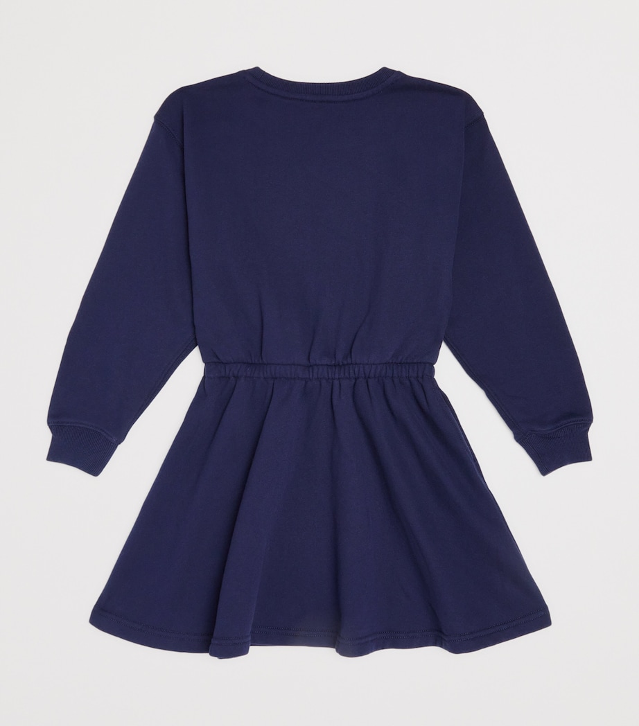 Cotton-Blend Polo Bear Sweatshirt Dress (2-7 Years) NAVY Image 2