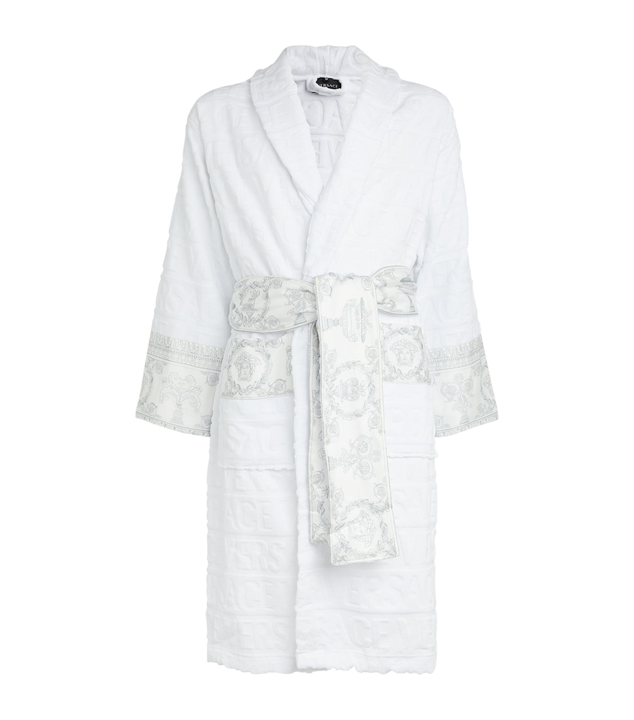 Baroque Bathrobe 5W380 WHT/WHT Image 1