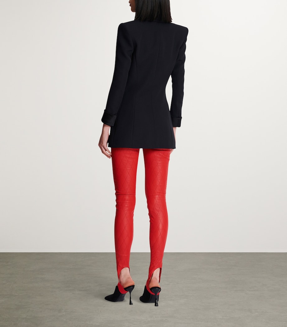 Wool Satin-Lapel Blazer EAP NOIR/NOIR Image 6