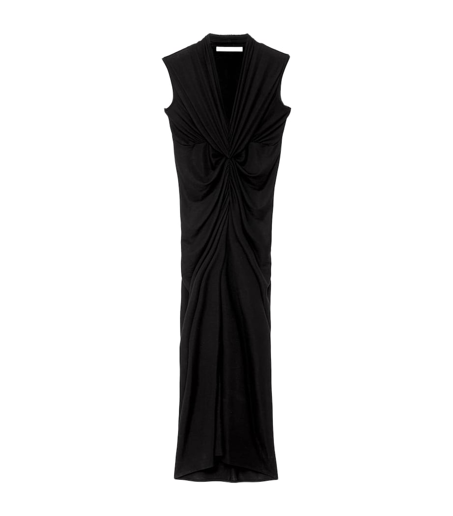 AllSaints Womens Sleeveless Dariya Midi Dress Black Image 1