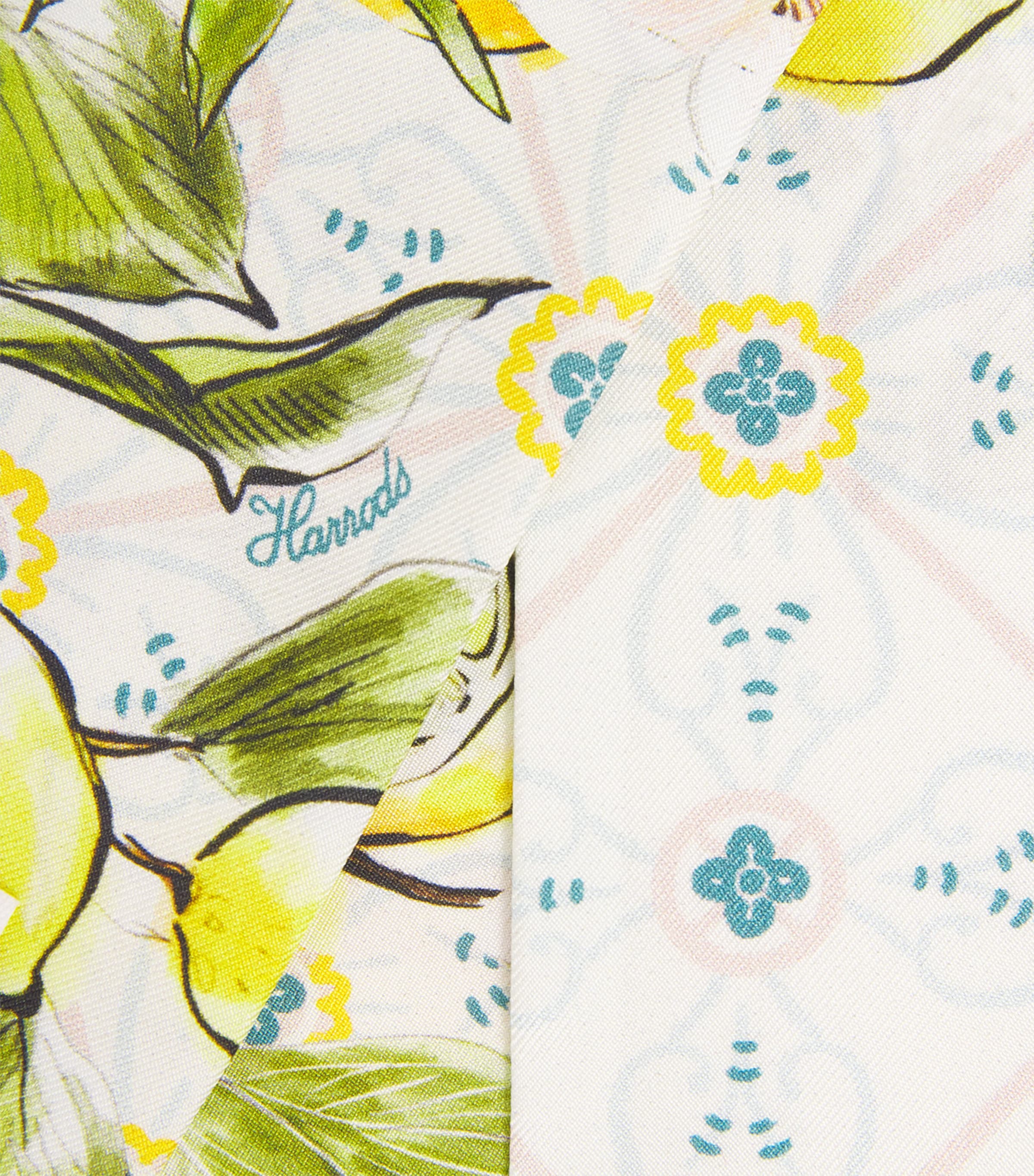 Silk High Summer Twilly Scarf YELLOW Image 5