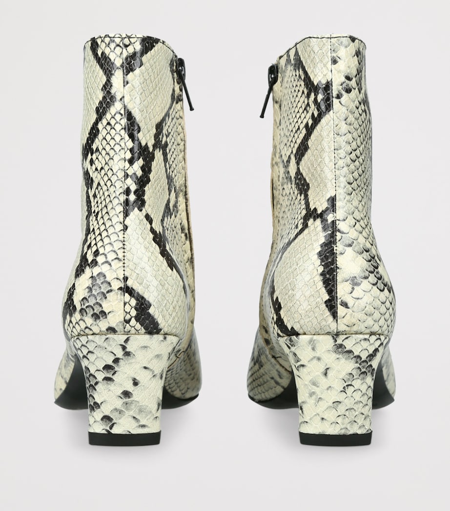 Leather Wally Ankle Boots 55 CREAM COMB Image 2