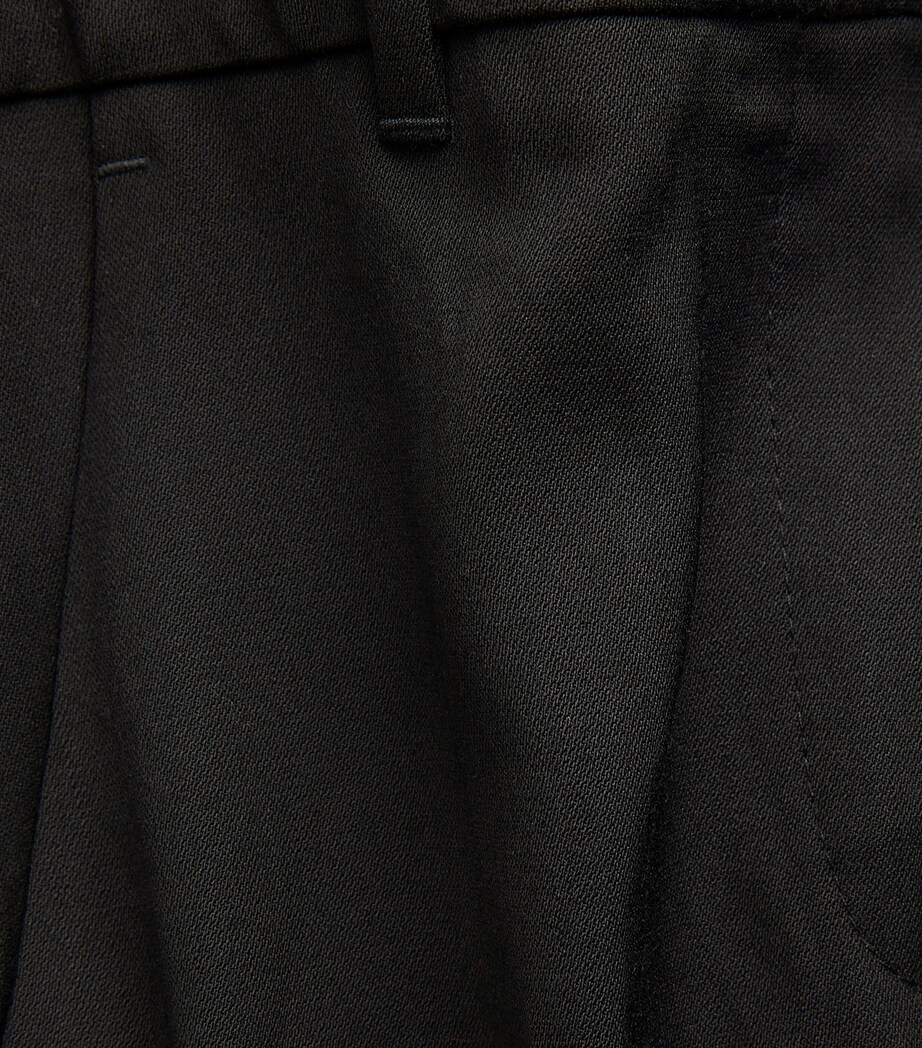 ME+EM Womens Wool-Blend Tuxedo Trousers Black Image 5