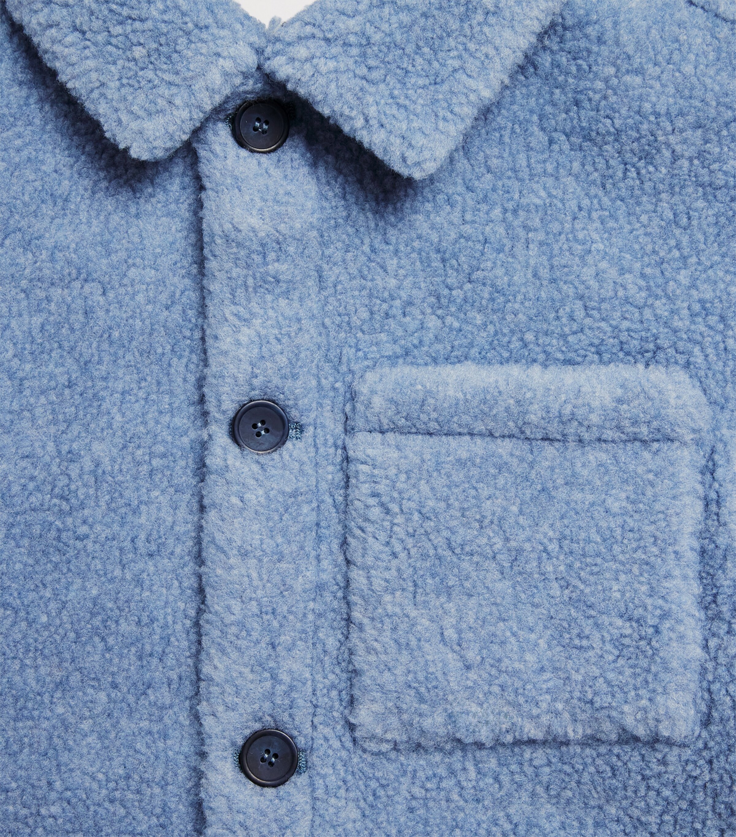Fleece Jacket (2-14 Years) 462POWDER BLUE Image 3