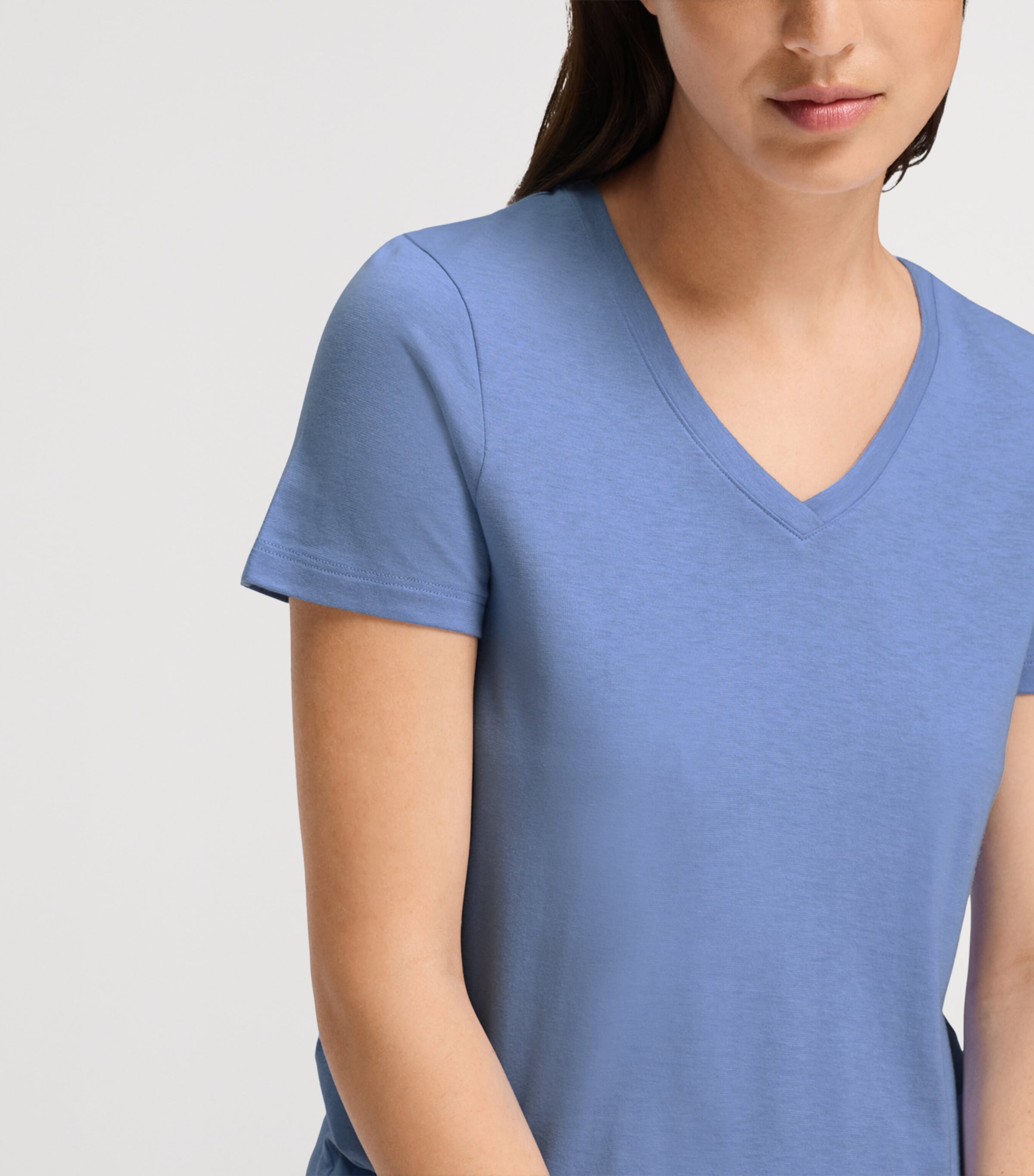 Hanro Womens Sleep & Lounge T-Shirt Bluebird Image 6