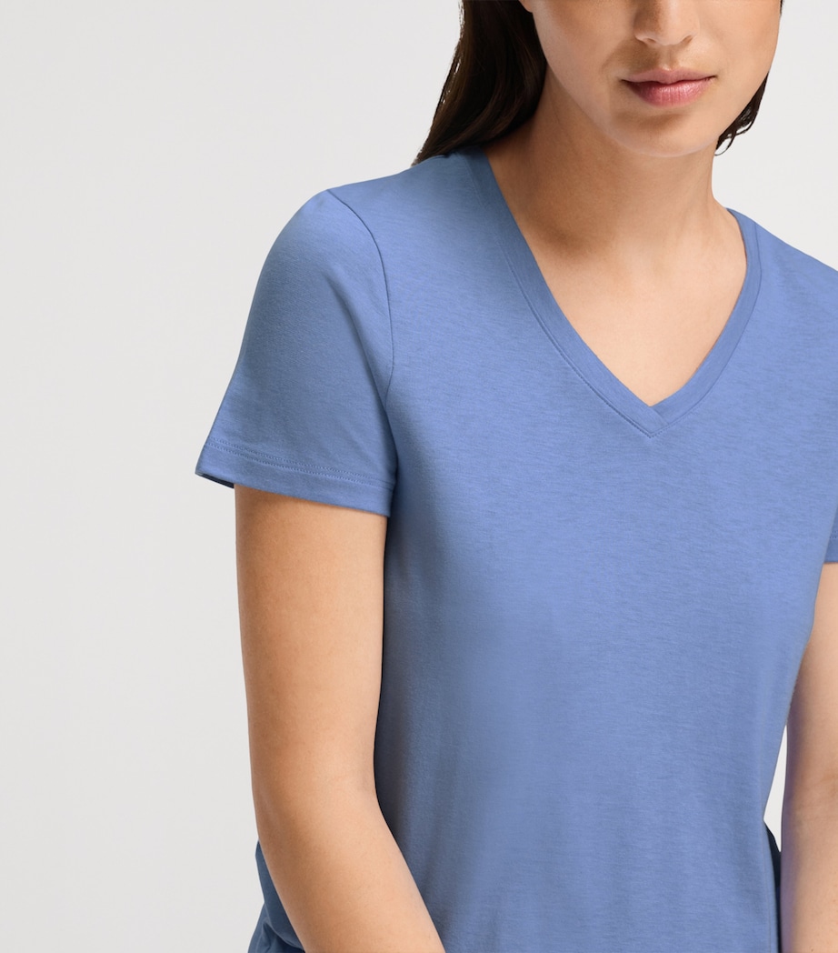 Hanro Womens Sleep & Lounge T-Shirt Bluebird Image 6