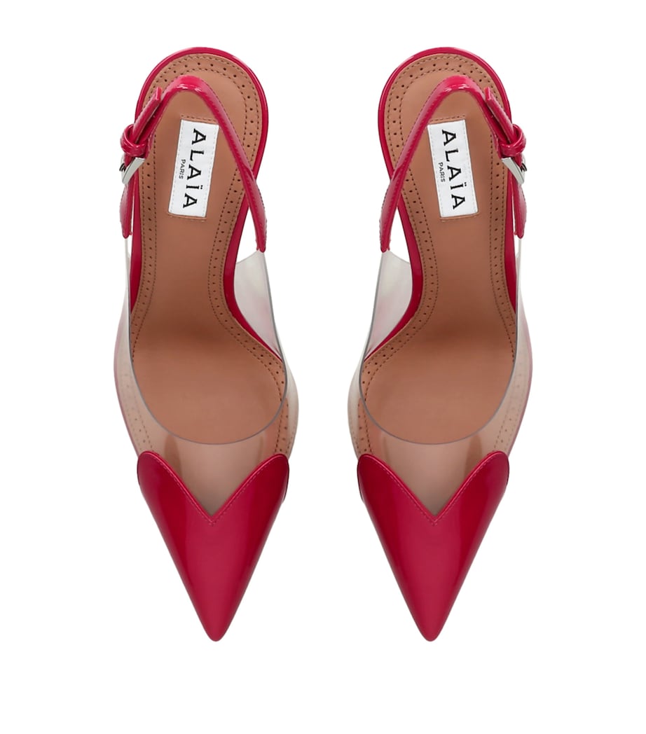 Patent Coeur Slingback Pumps 90 PINK Image 4
