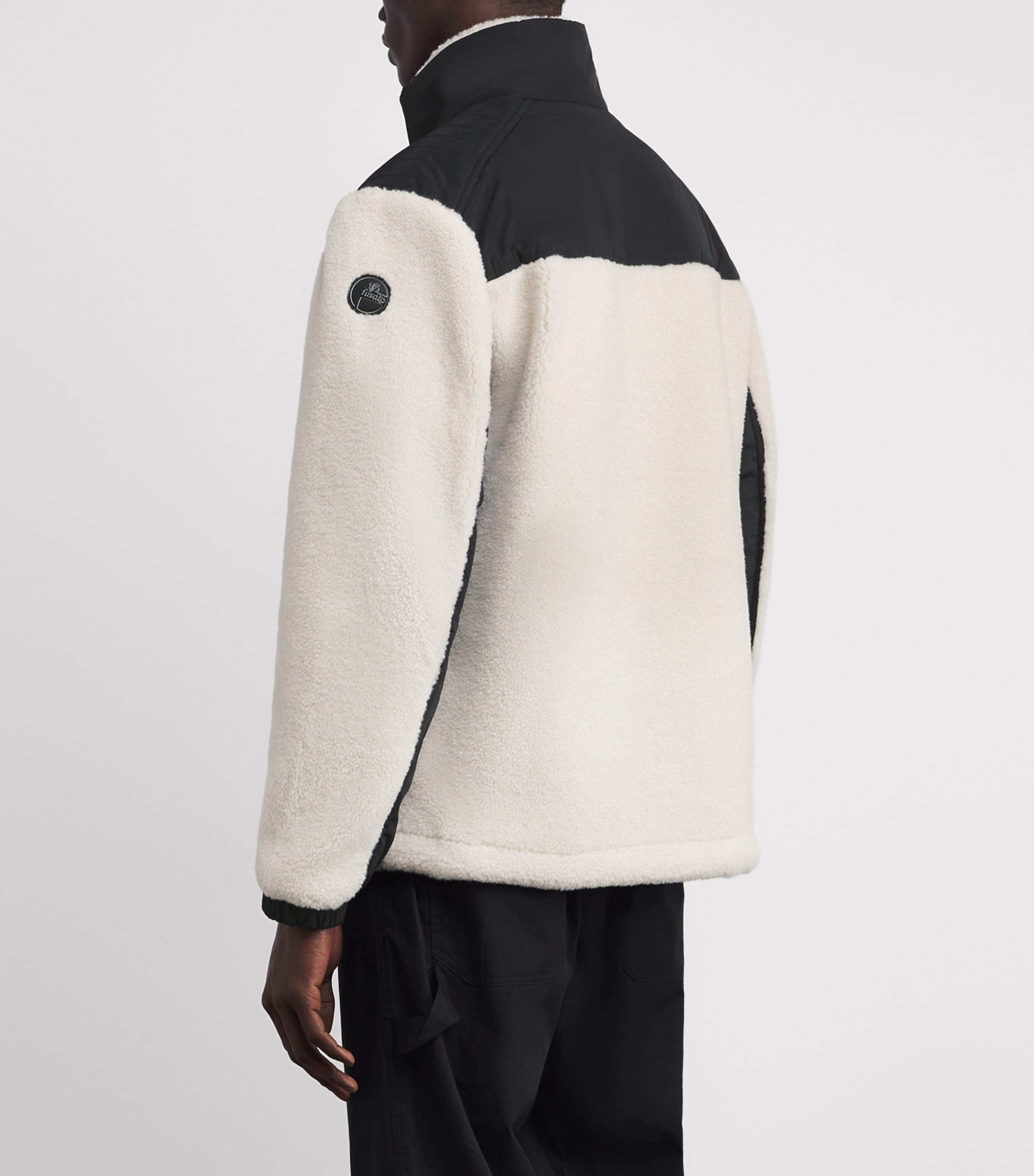 Faux Fur Flockoon Jacket 1091 DESERT/NOIR Image 4