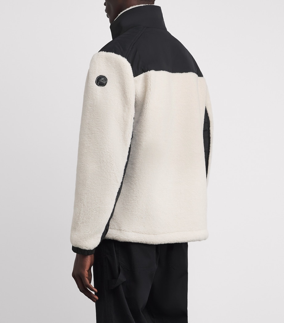 Faux Fur Flockoon Jacket 1091 DESERT/NOIR Image 4