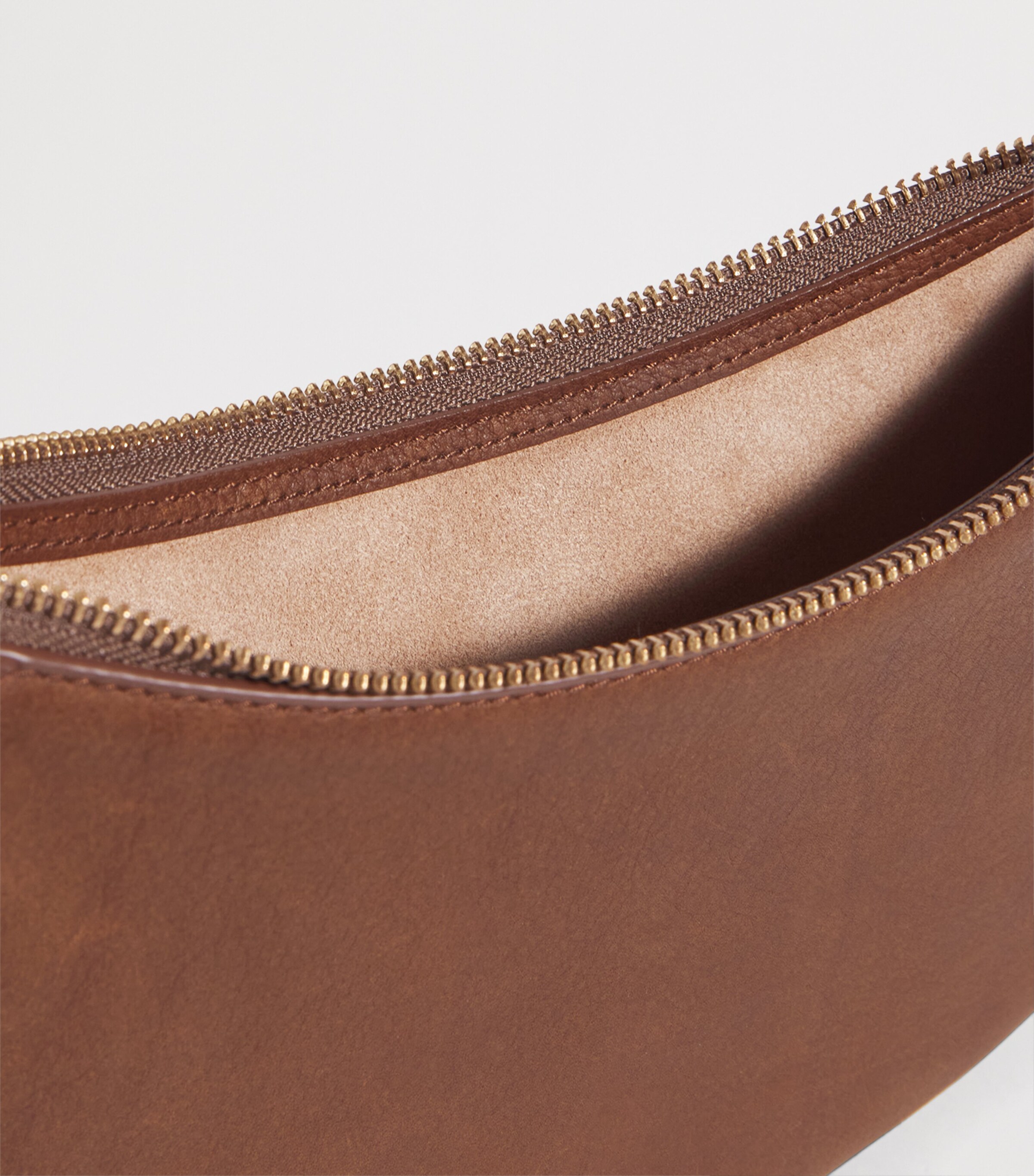 Polo Ralph Lauren Small Leather Polo ID Shoulder Bag Brown Image 4